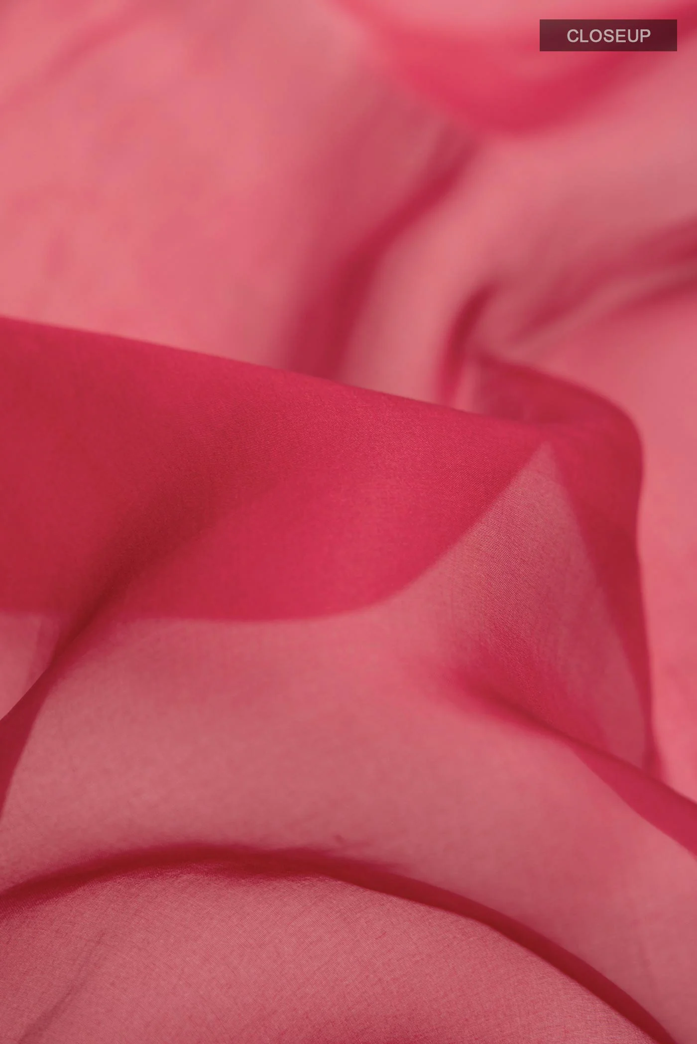 Aboli-Maroon Organza Silk Saree - Image 6