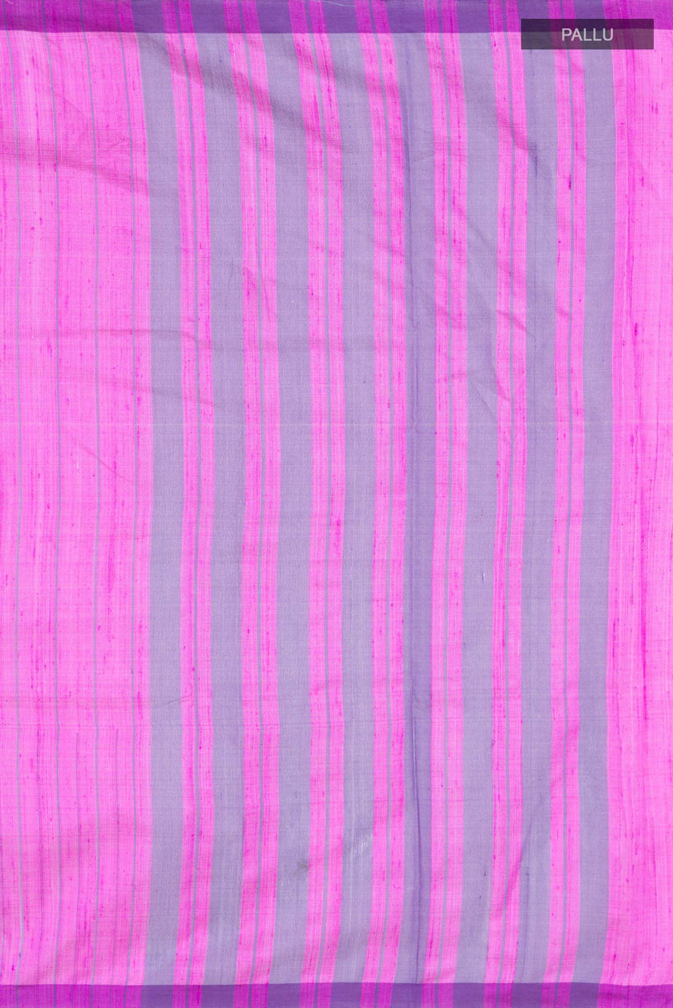 Amisha-Pink Bhagalpuri Tussar Silk Saree - Image 5