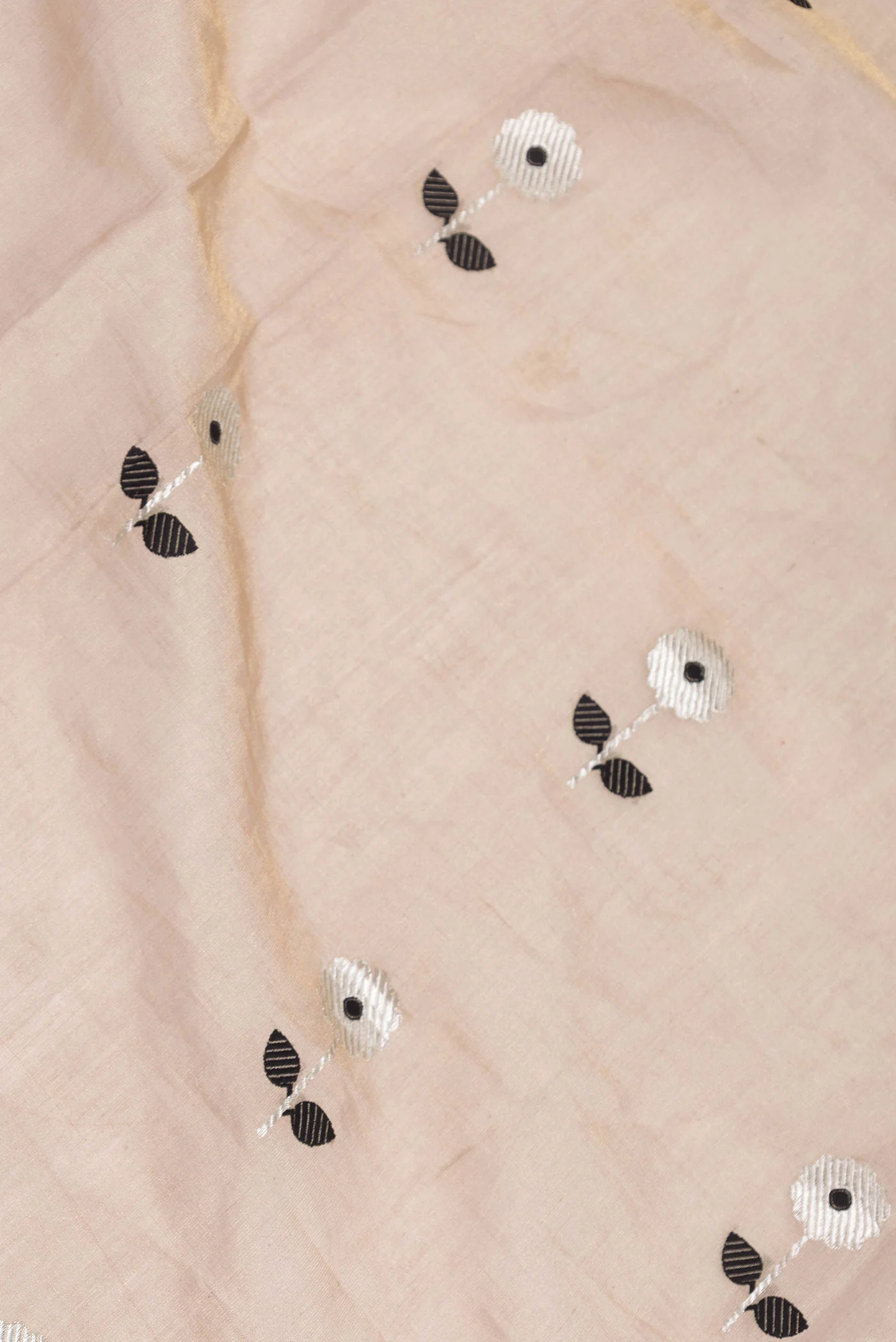Beige Dual Tone Banarasi Saree - Image 2