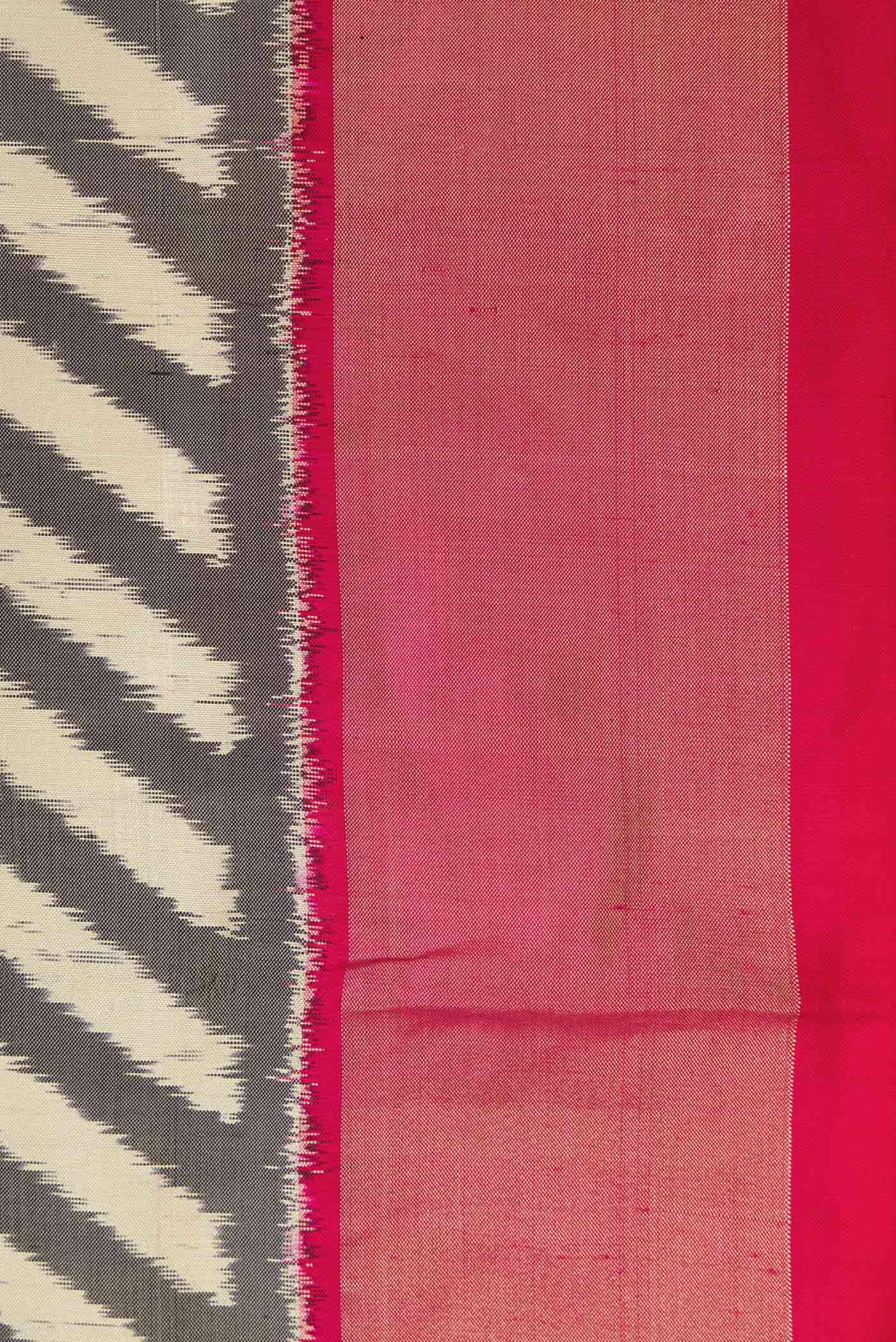 Multi Color Pochampally Silk Saree - Image 3