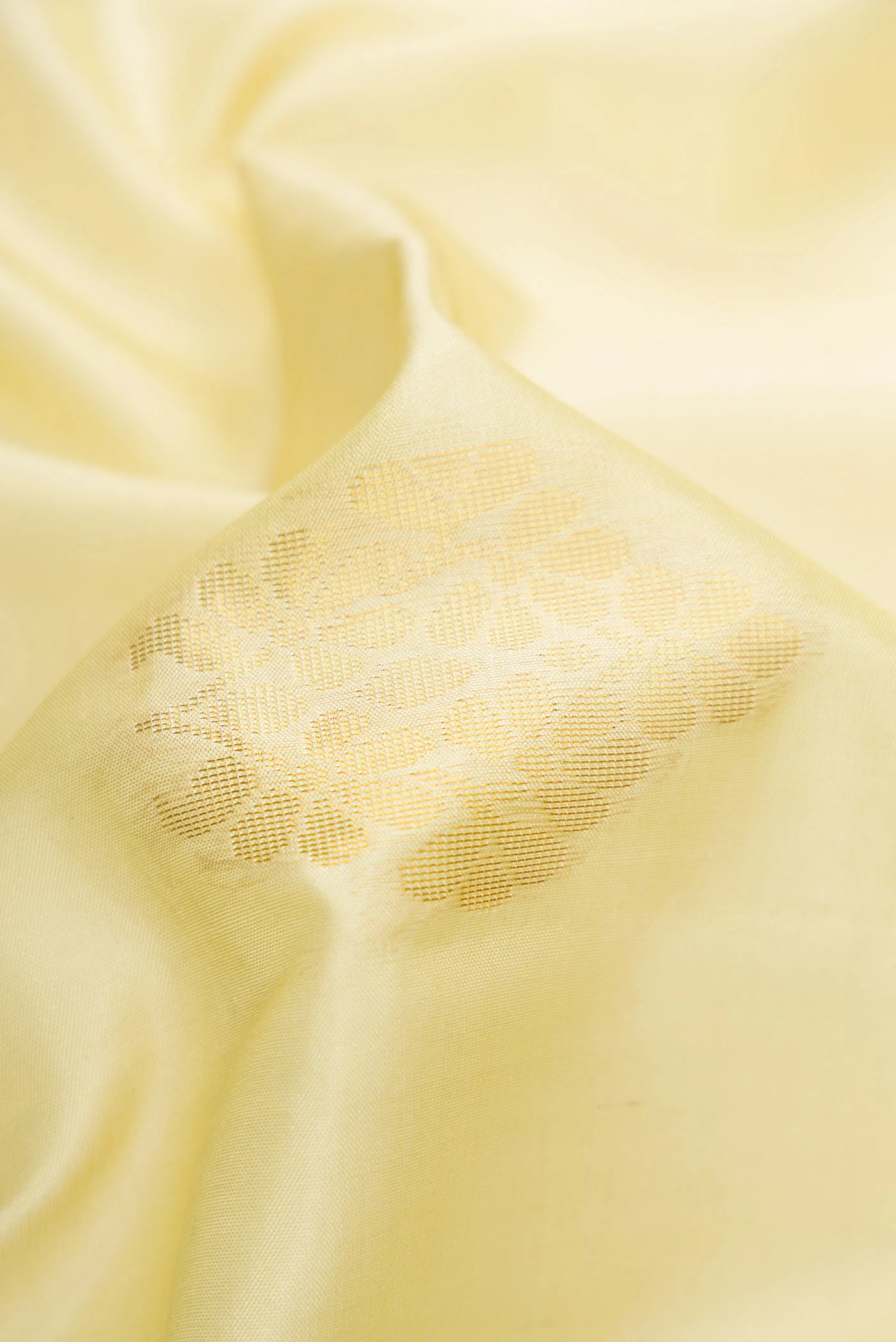 Cream Soft Silk Saree - Image 2