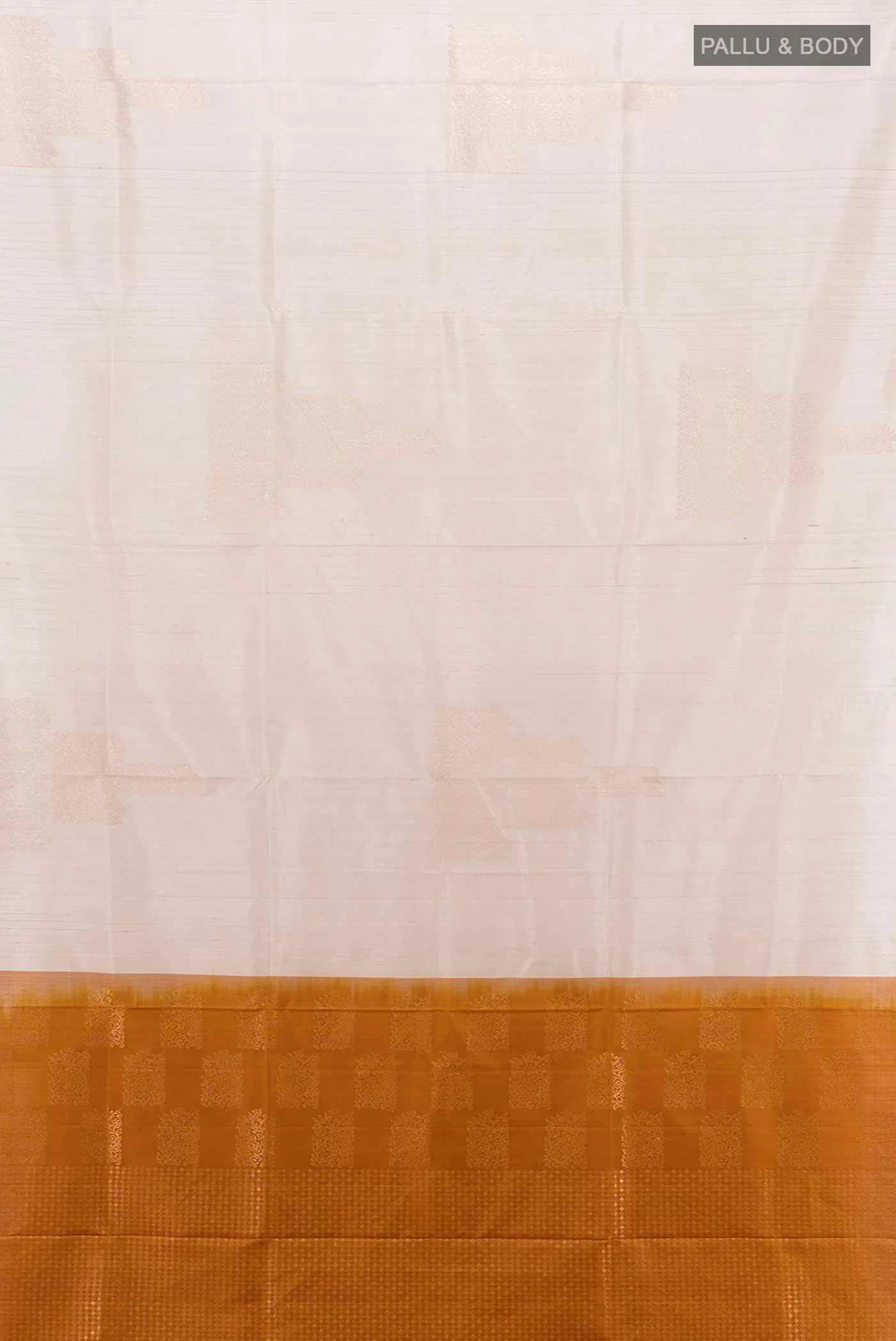 Beige Soft Silk Saree - Image 5