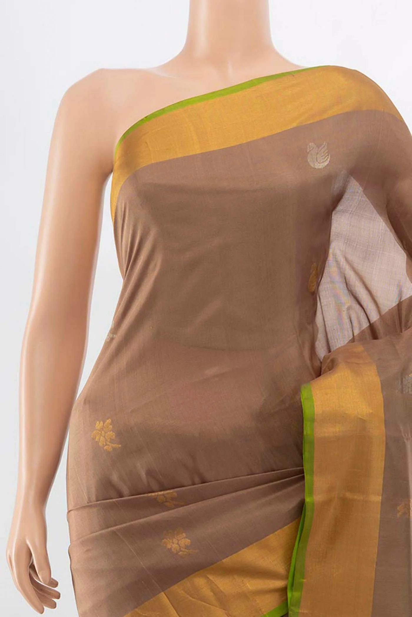 Mauve Uppada Silk Saree - Image 2