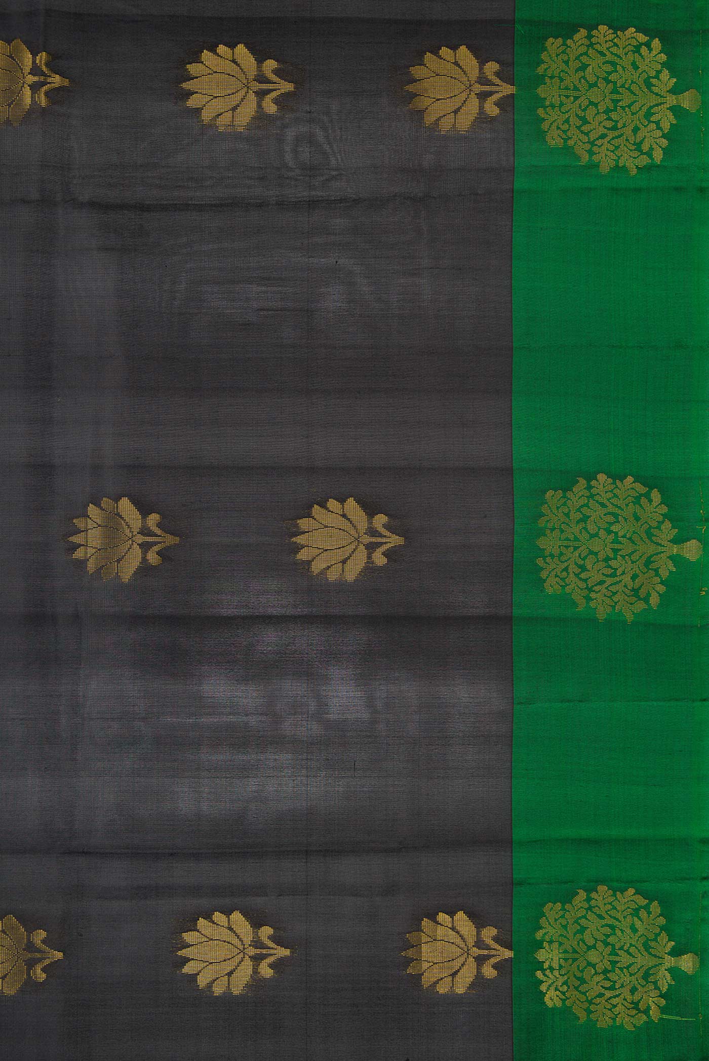 Black Soft Silk Saree - Image 3