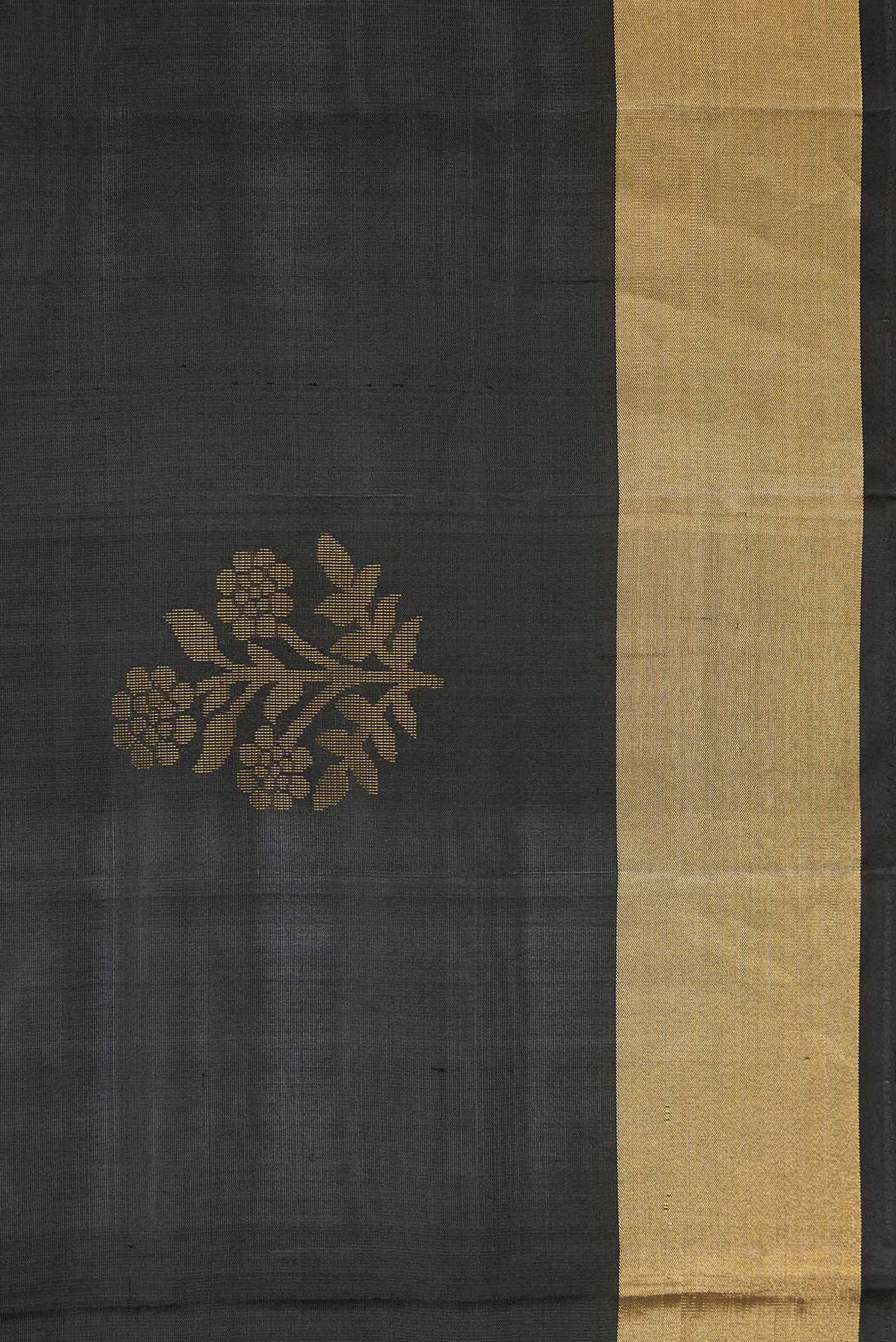 Black Soft Silk Saree - Image 3