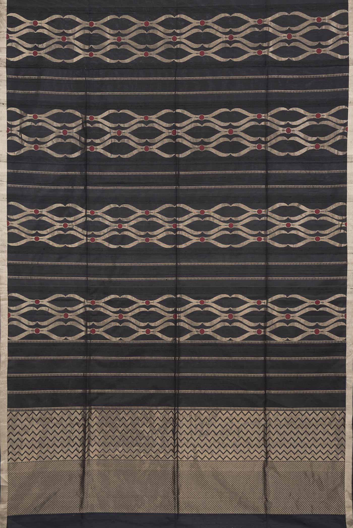 Black Soft Silk Saree - Image 6