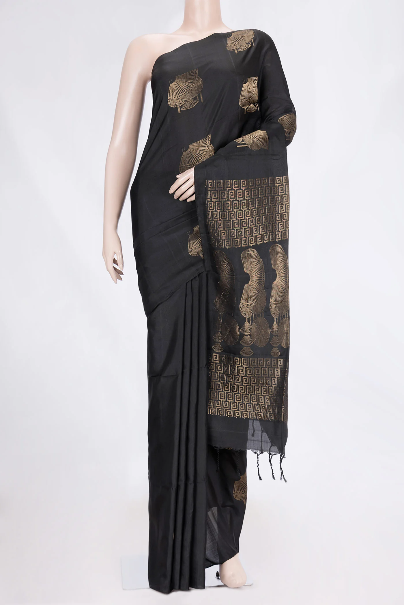 Black Soft Silk Saree