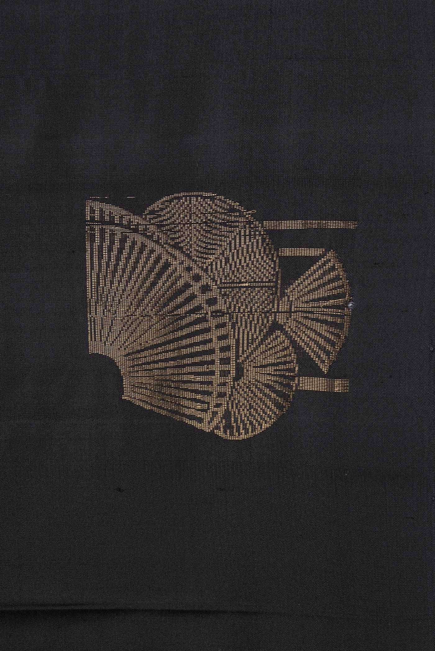Black Soft Silk Saree - Image 3
