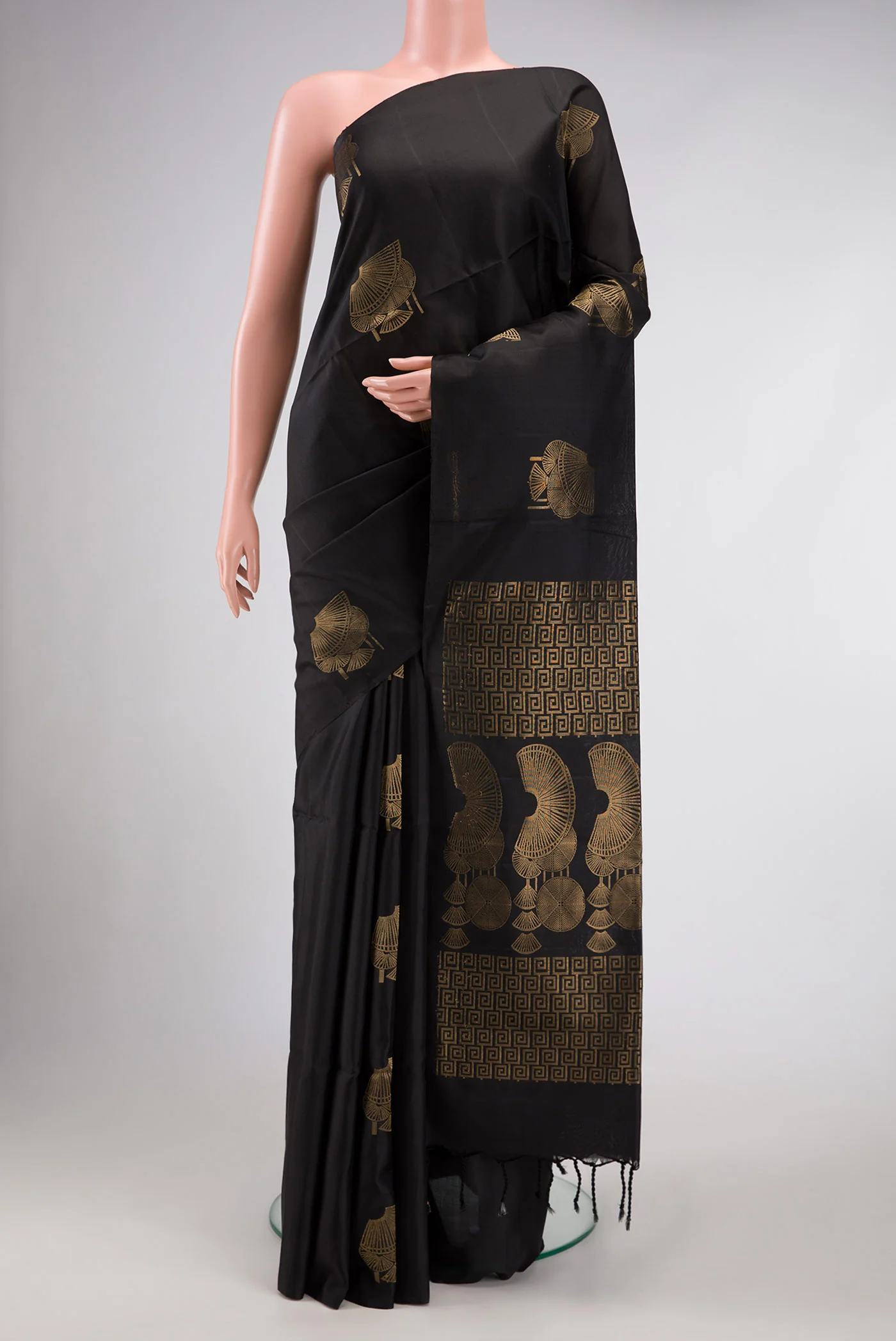 Black Soft Silk Saree