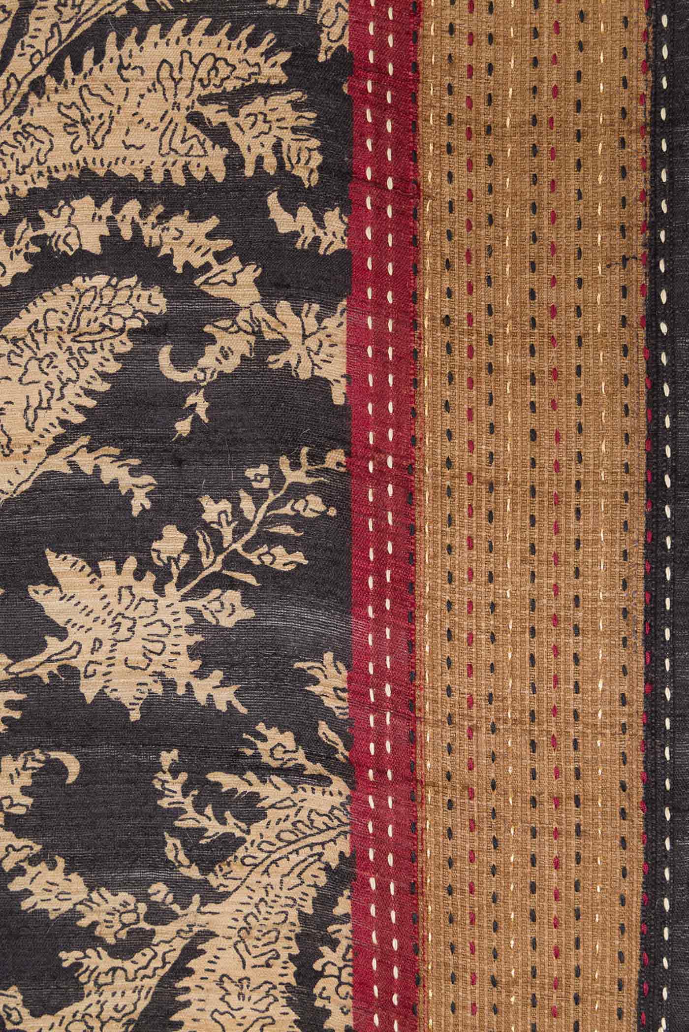 Black Tussar Silk Saree - Image 3