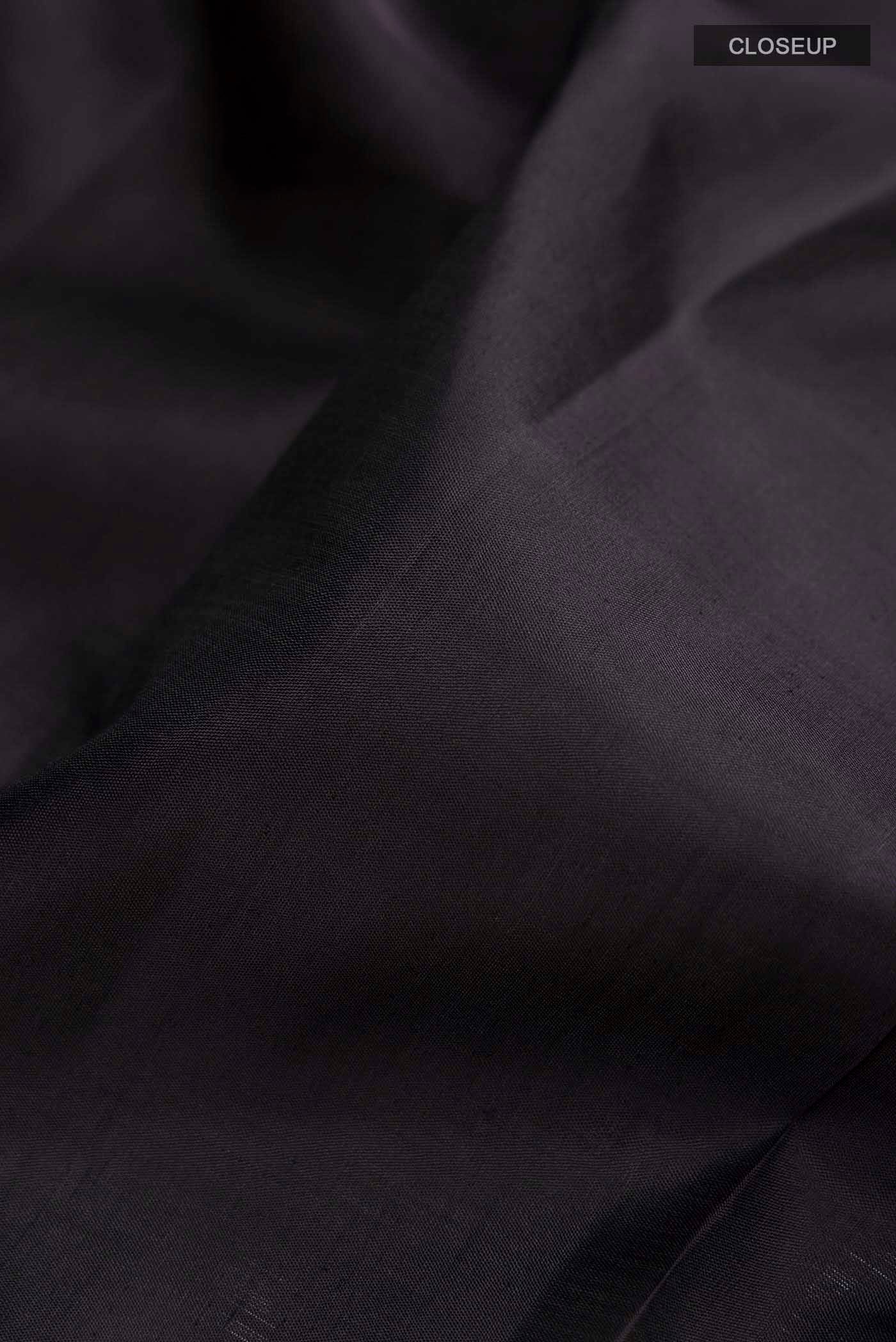 Black Kanjivaram Silk Saree - Image 2