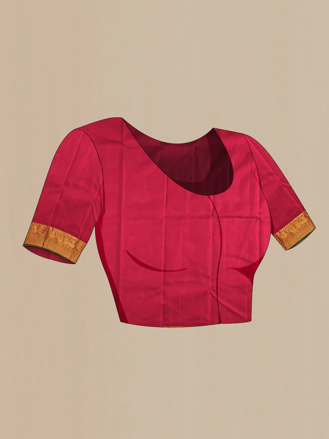 Black Kanjivaram Silk Saree - Image 5