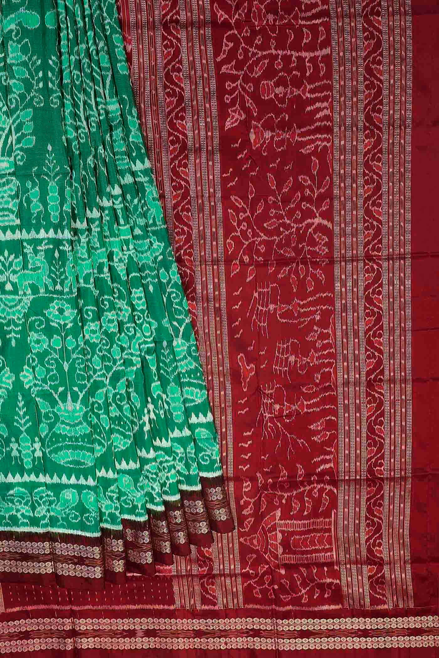 Black Orissa Silk Saree - Image 2