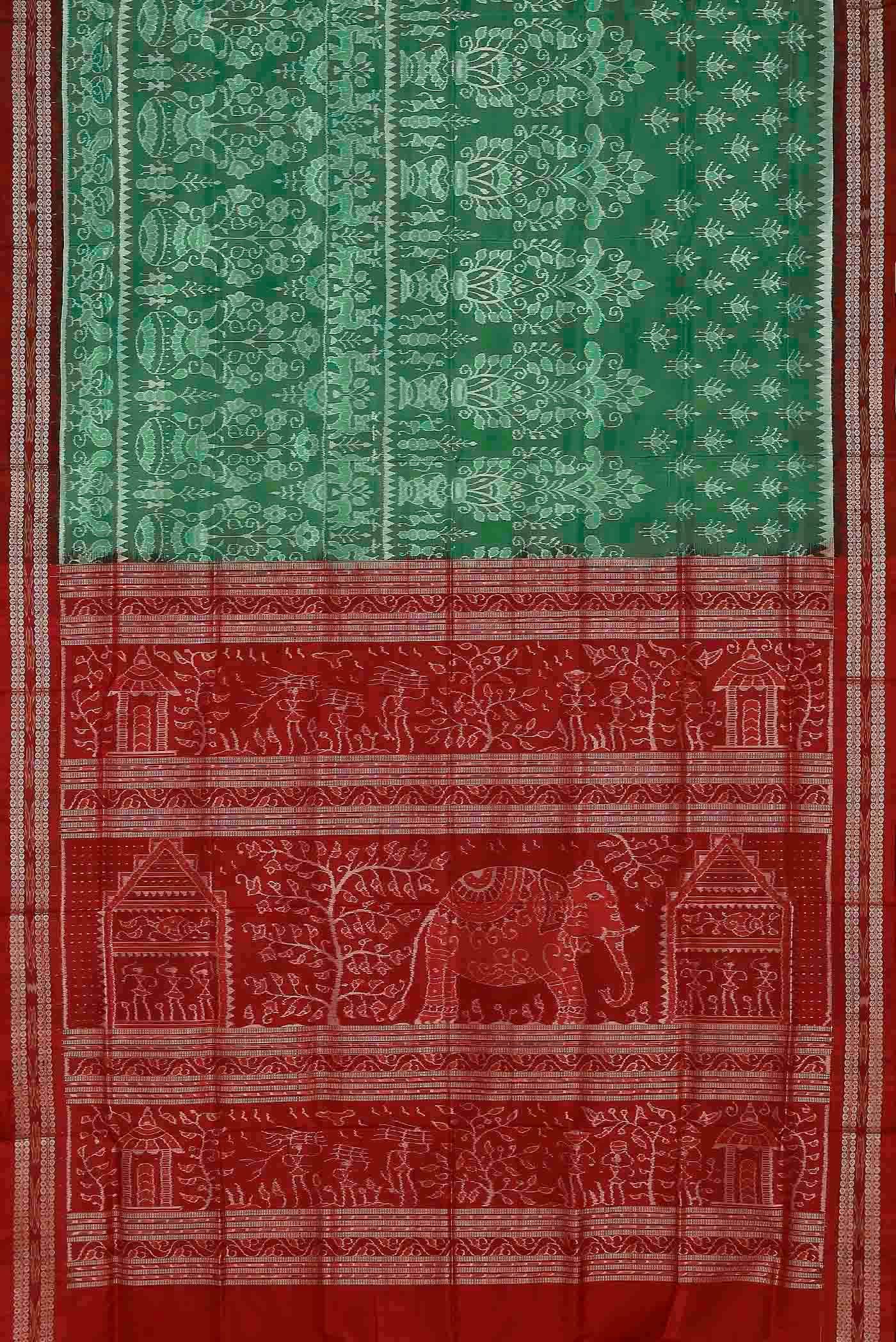 Black Orissa Silk Saree - Image 4