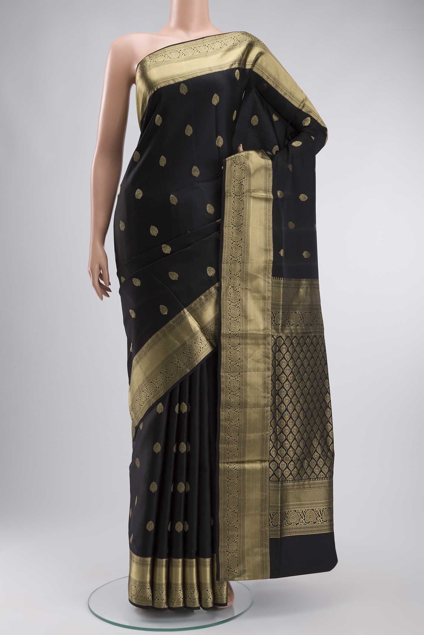 Black Soft Silk Saree