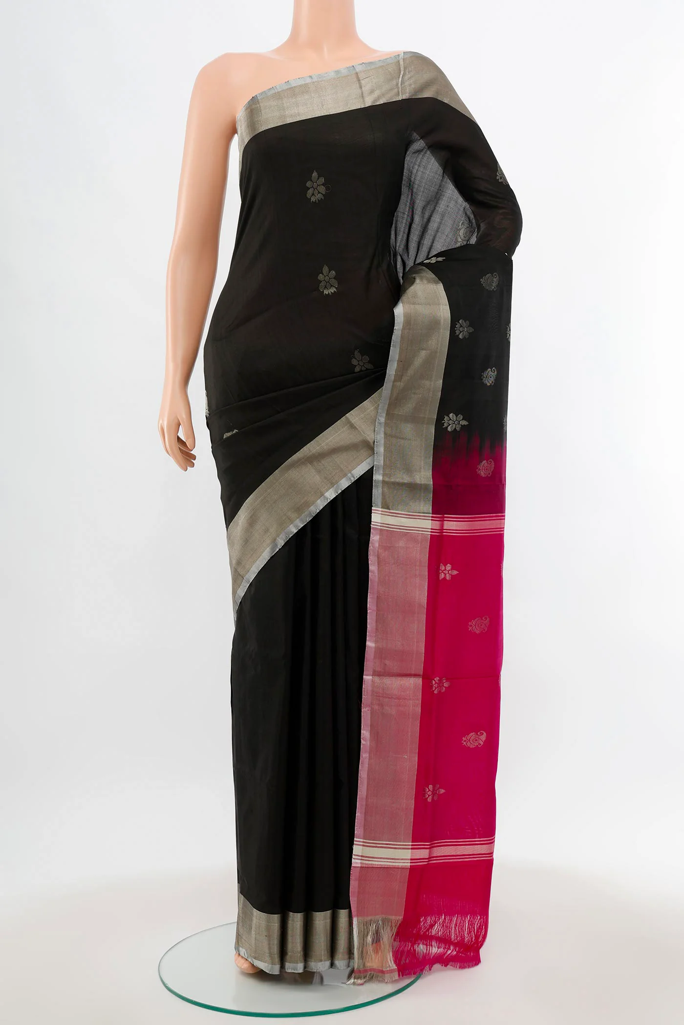 Black Uppada Silk Saree