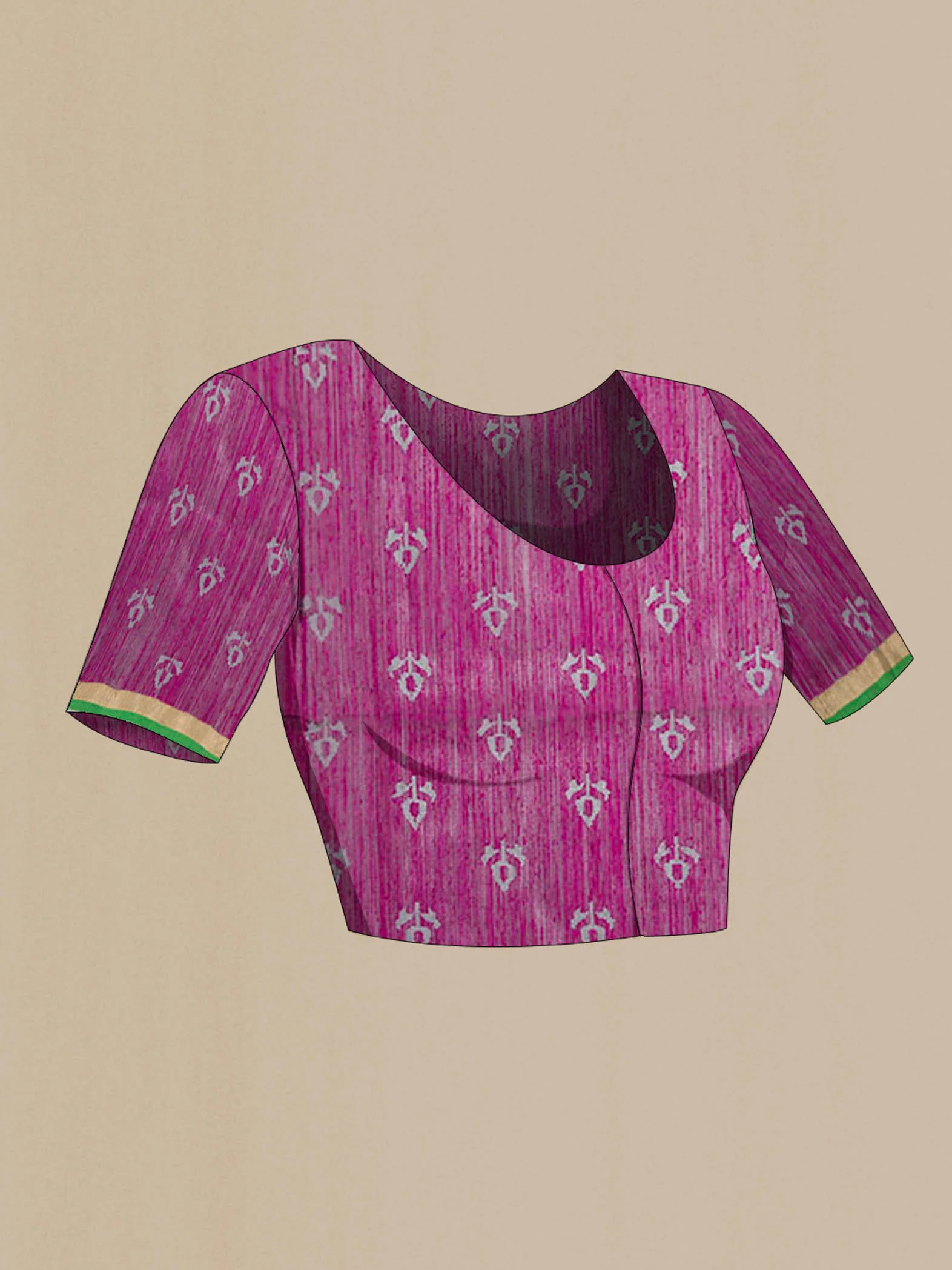 Blue Banarasi Silk Saree - Image 4