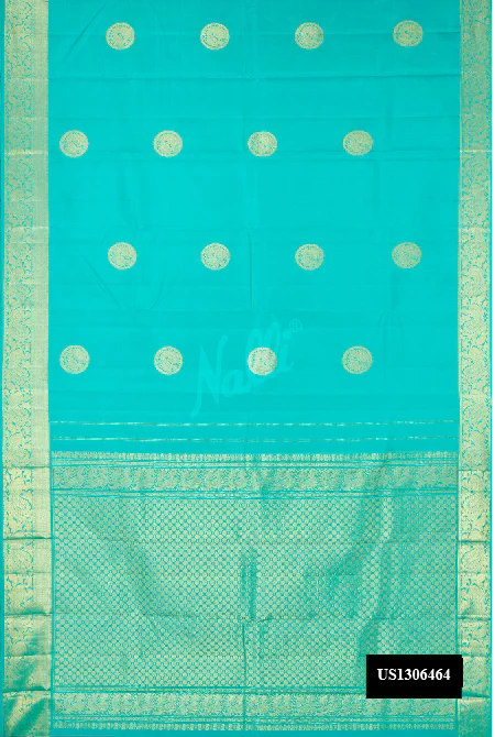 Blue Dual Tone Kanchipuram Silk Saree