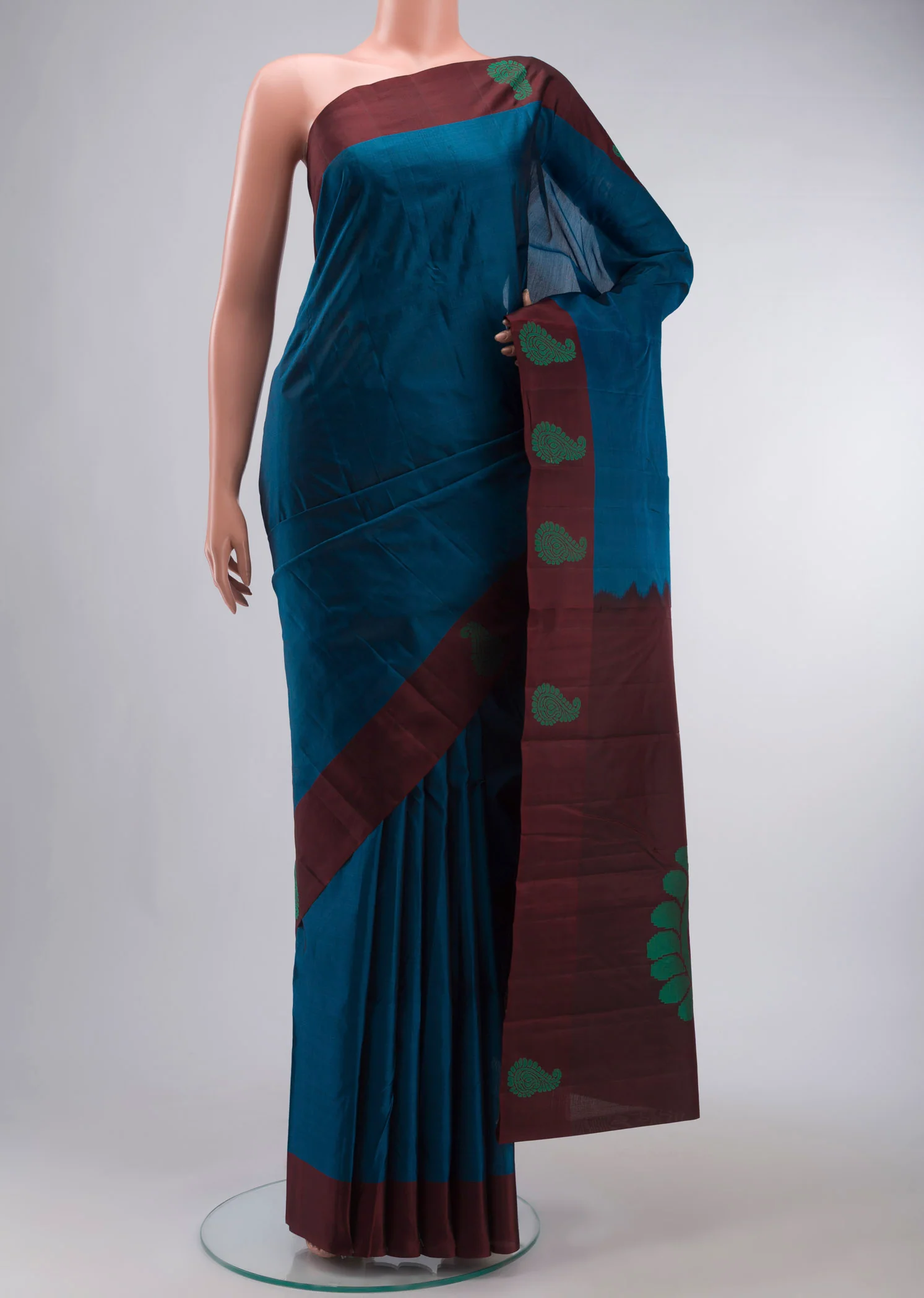 Blue Kanjivaram Silk Saree