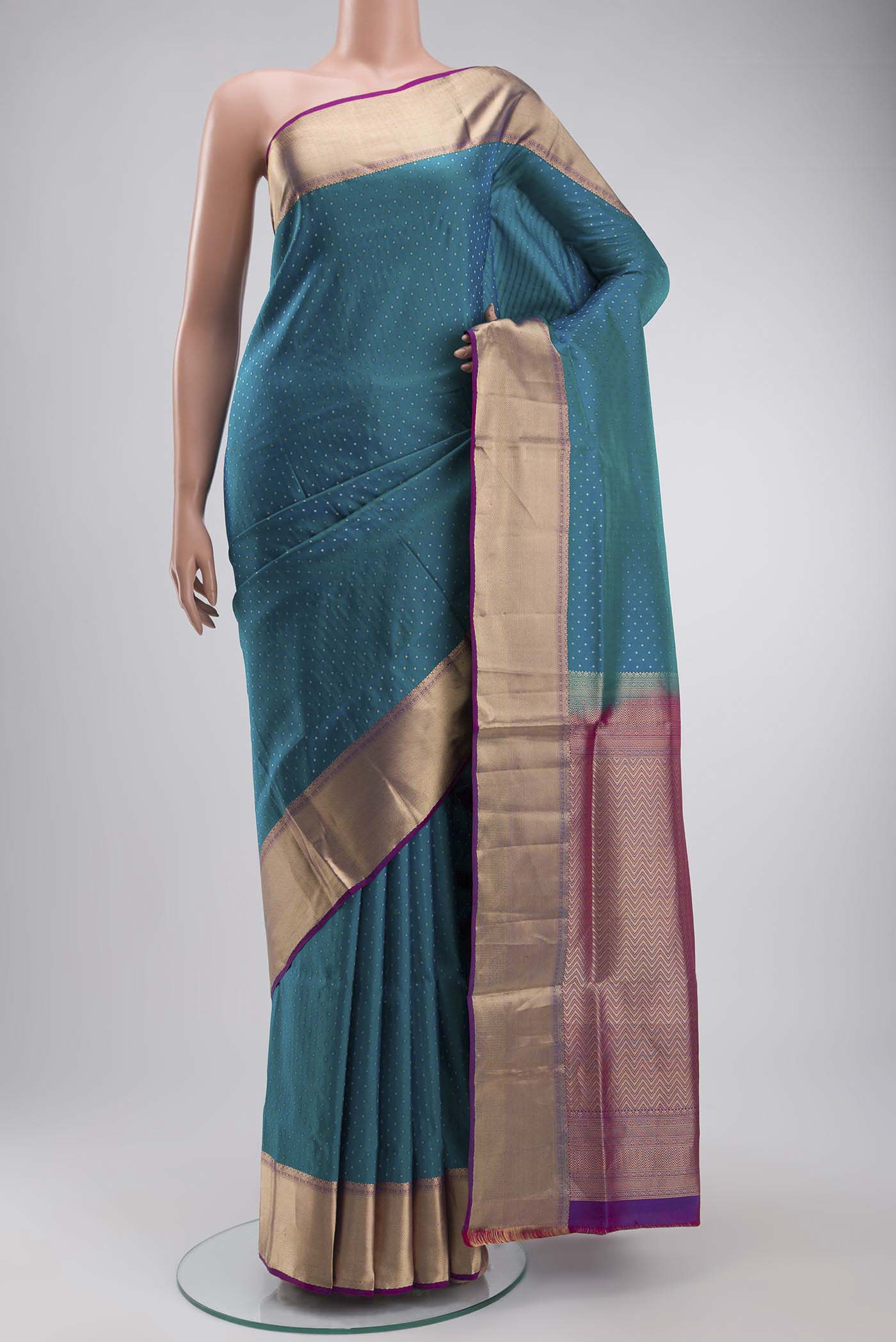 Blue Soft Silk Saree