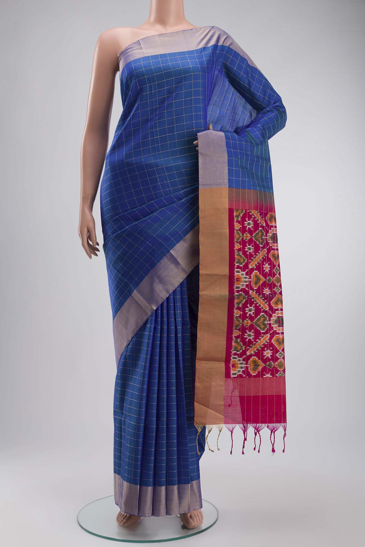 Blue Soft Silk Saree