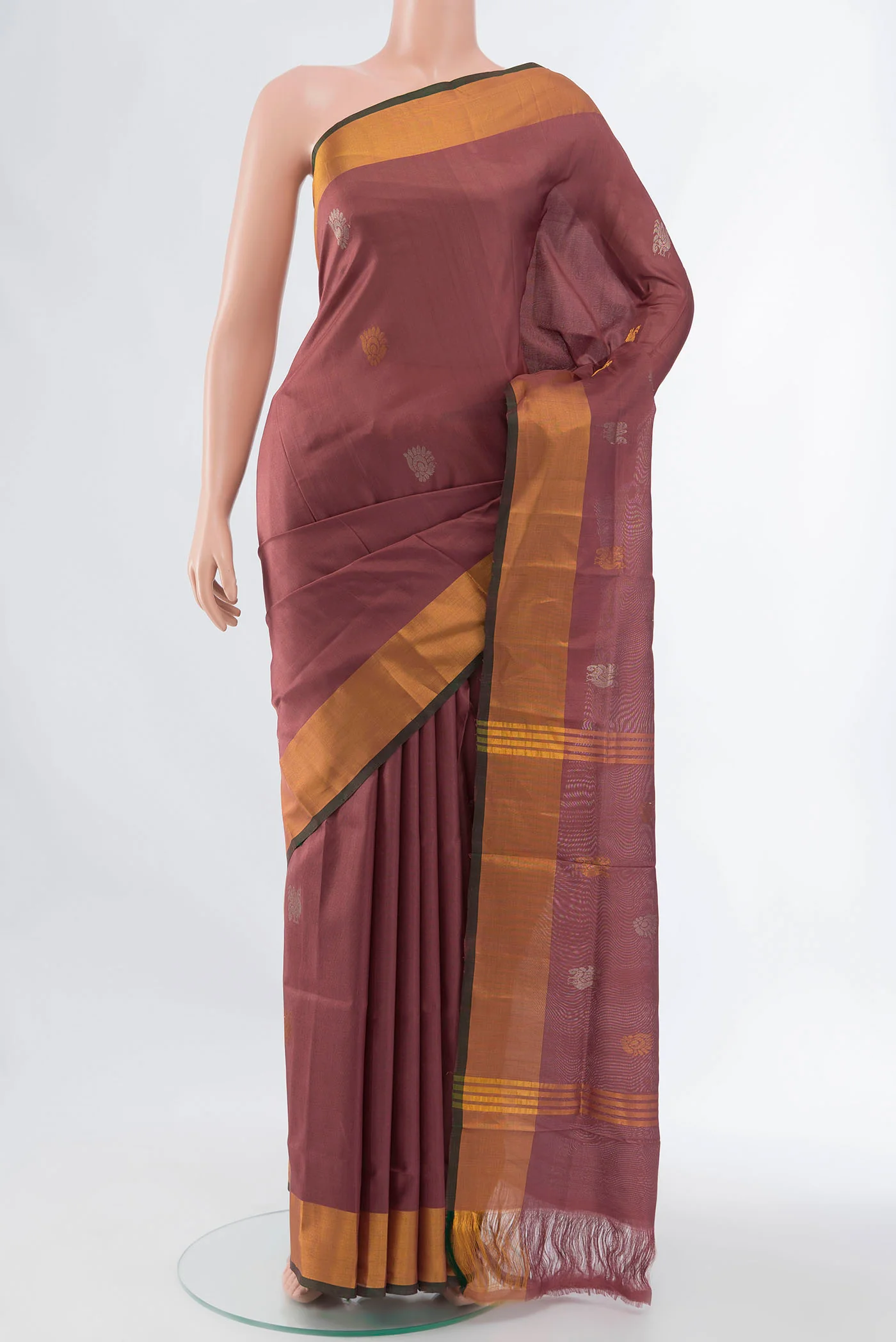 Bronze Uppada Silk Saree