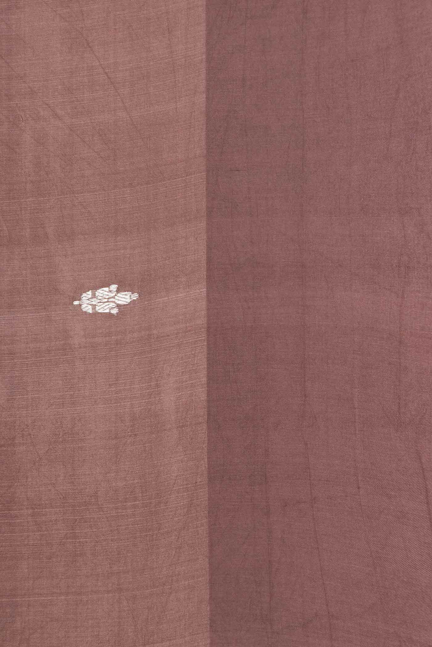 Brown and Sandal Color Tussar Silk Saree - Image 2