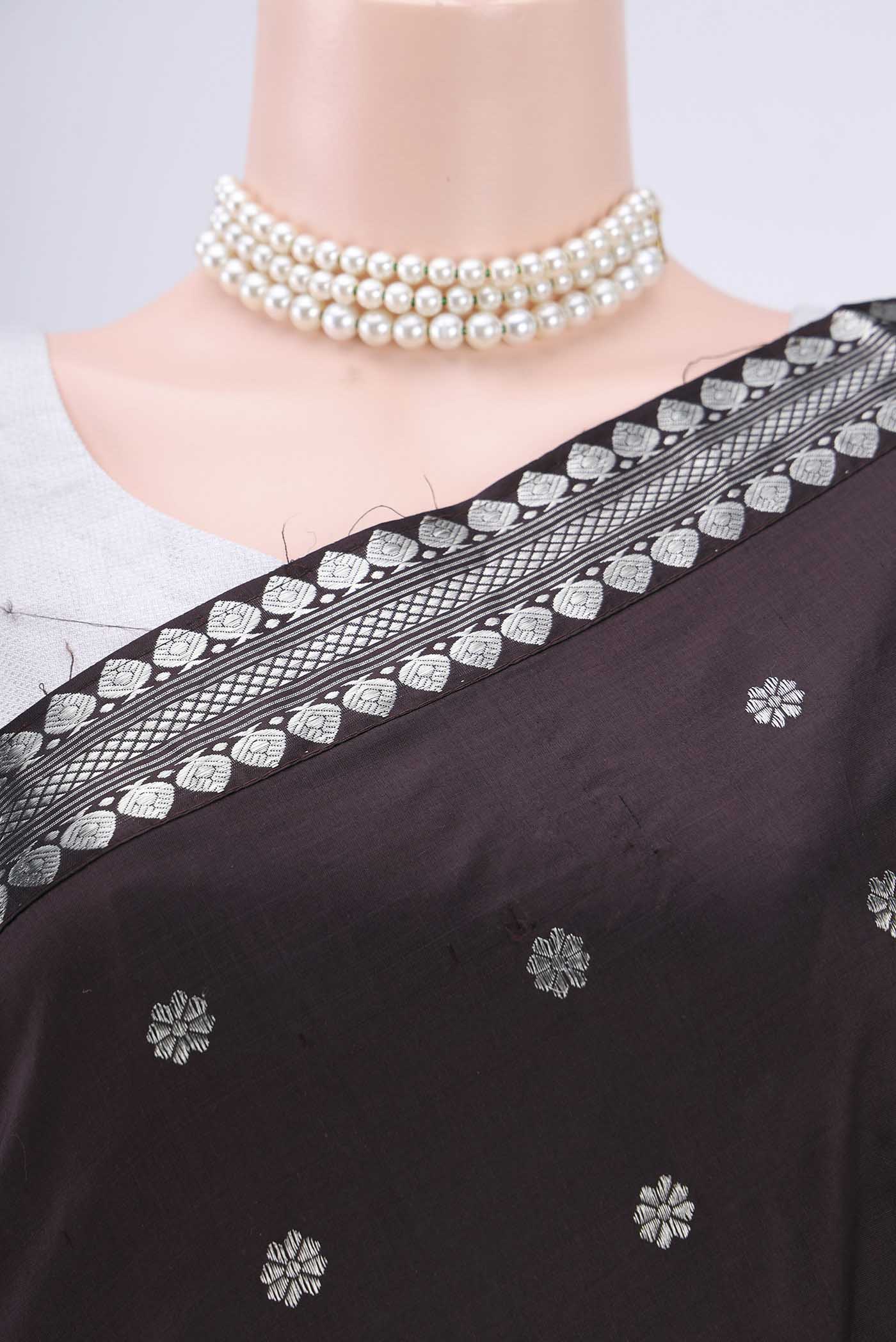 Purple Assam Silk Saree - Image 2