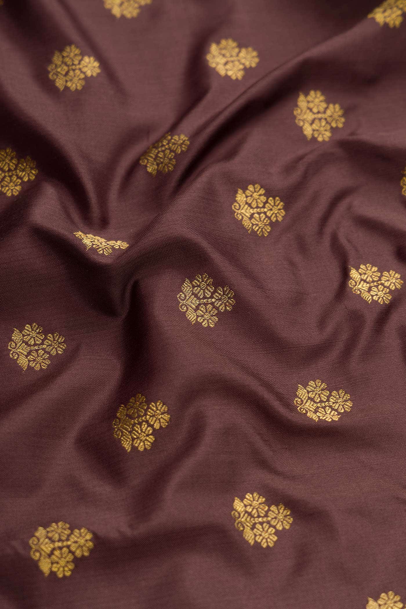 Coffee Brown Paithani Silk Saree - Image 5