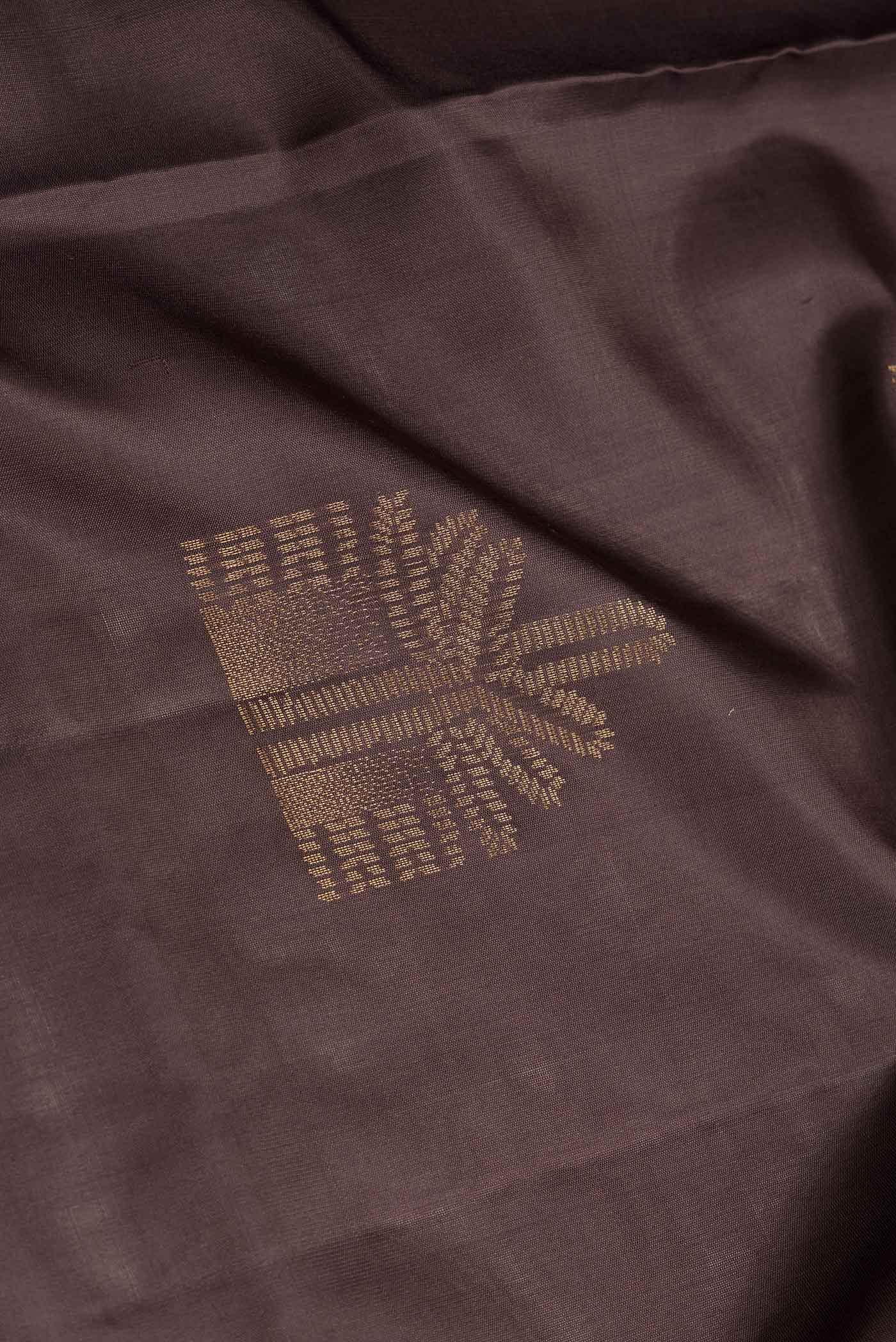 Brown Soft Silk Saree - Image 2
