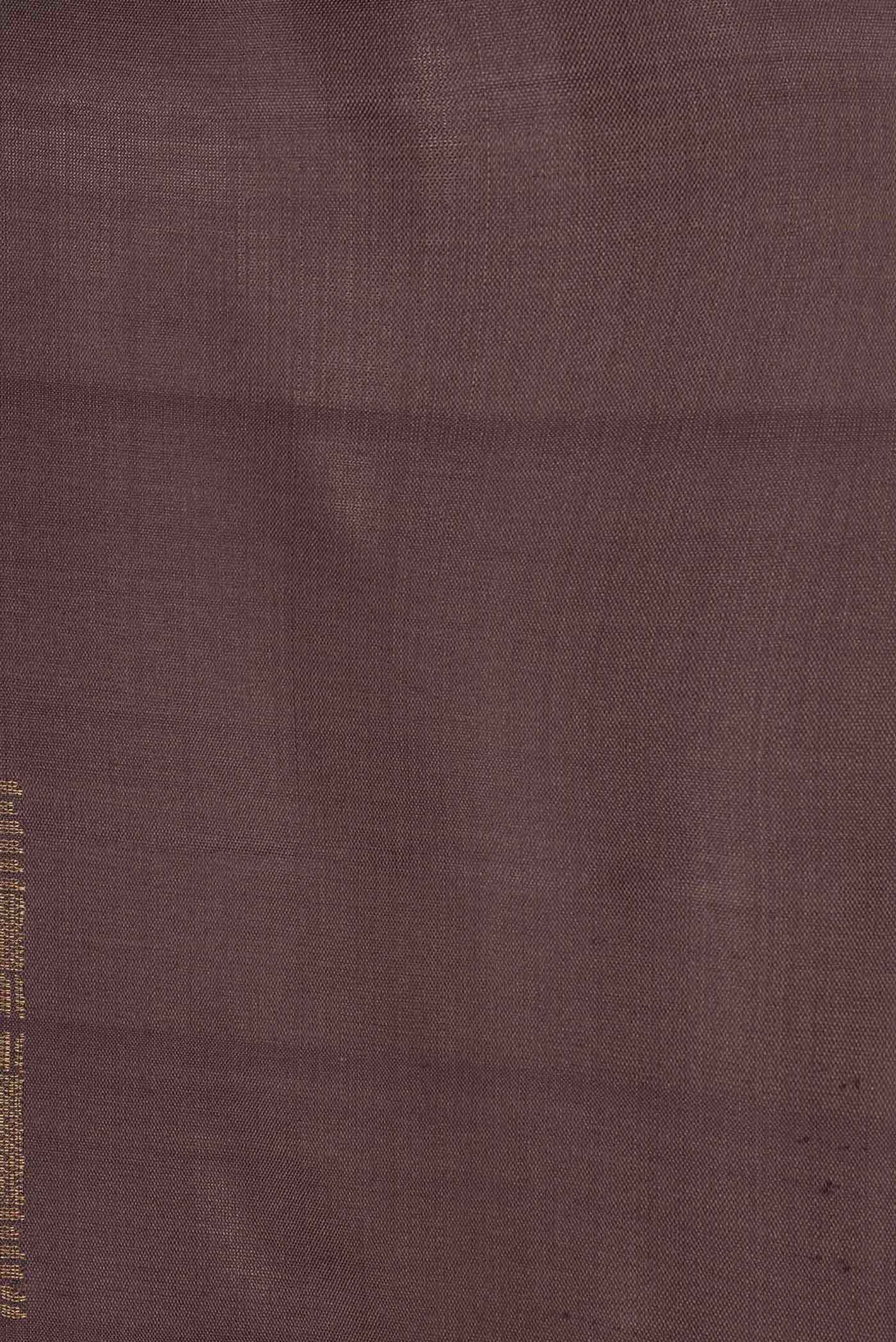 Brown Soft Silk Saree - Image 3