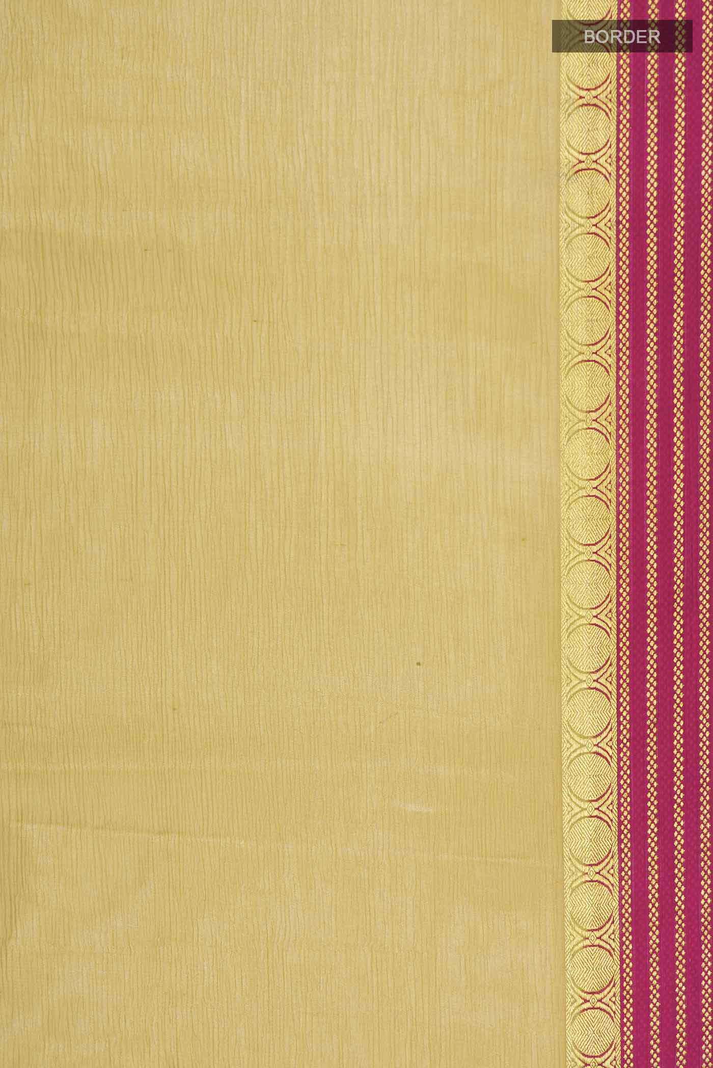 Brown Mysore Chiffon Saree - Image 3