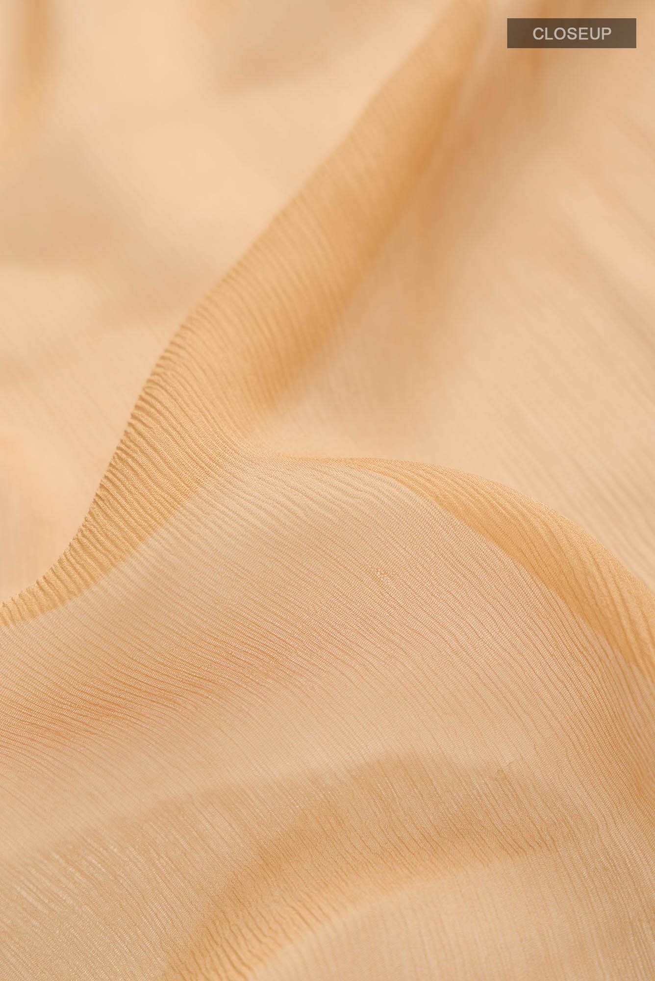 Brown Mysore Chiffon Saree - Image 2