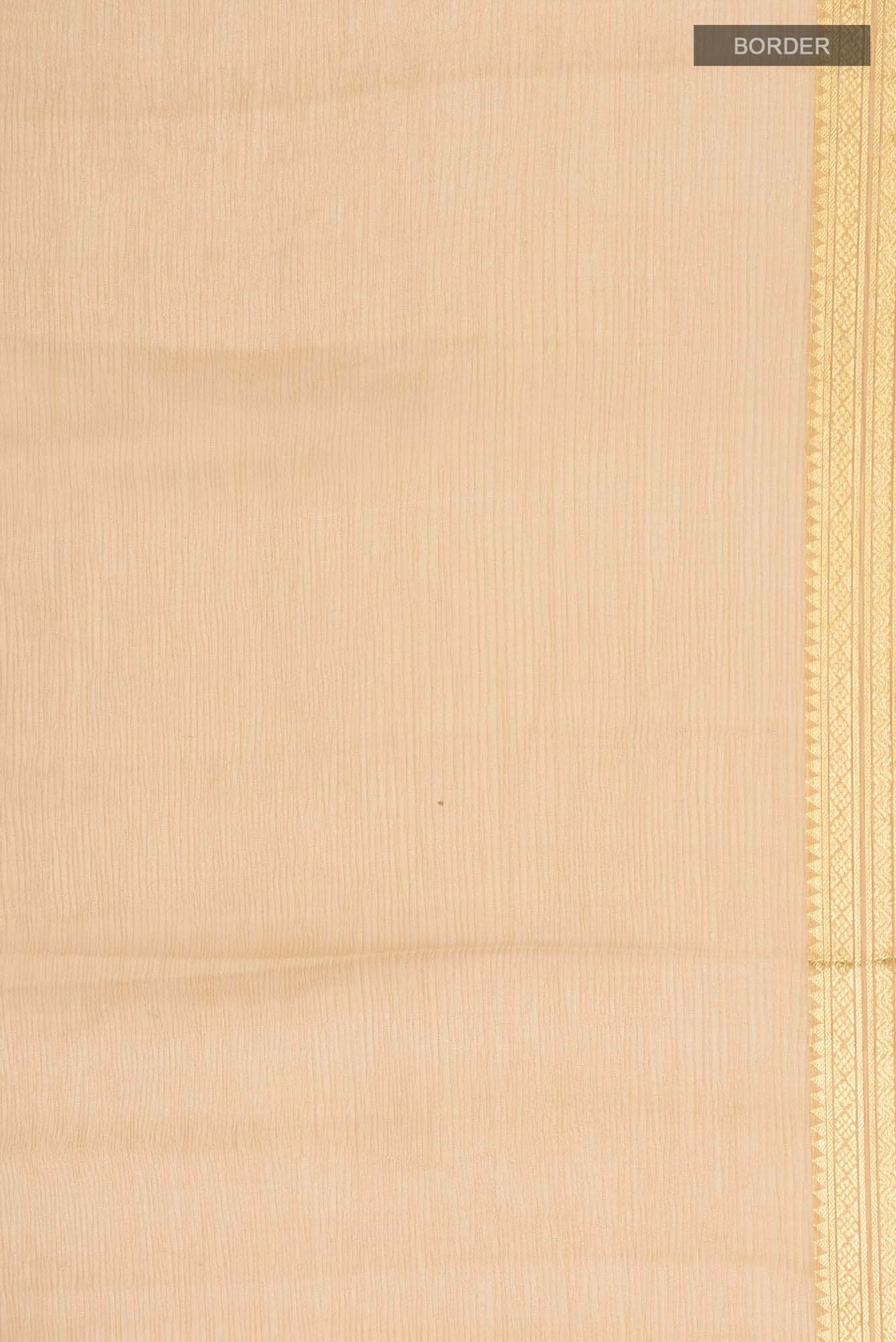 Brown Mysore Chiffon Saree - Image 4