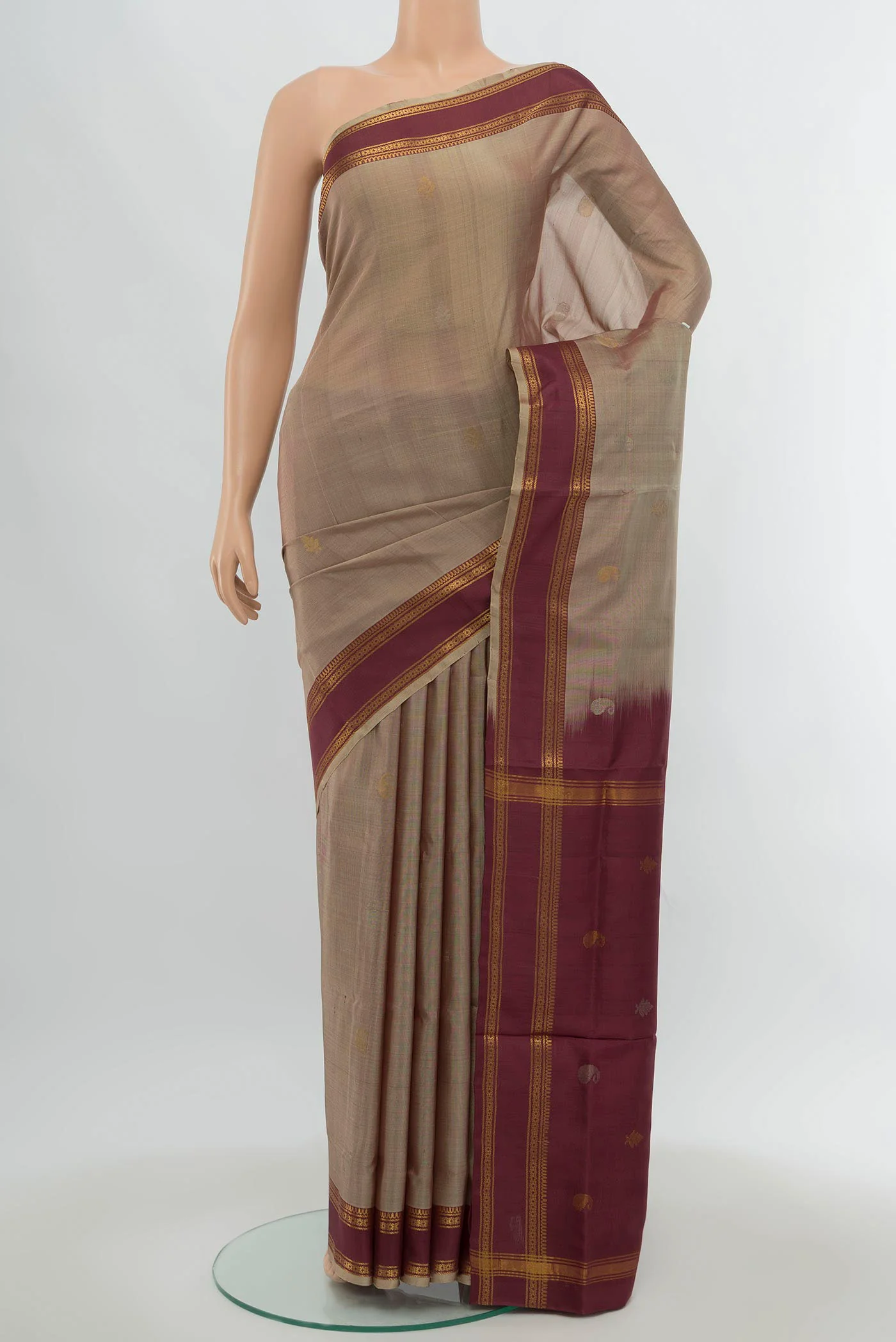 Mauve Uppada Silk Saree