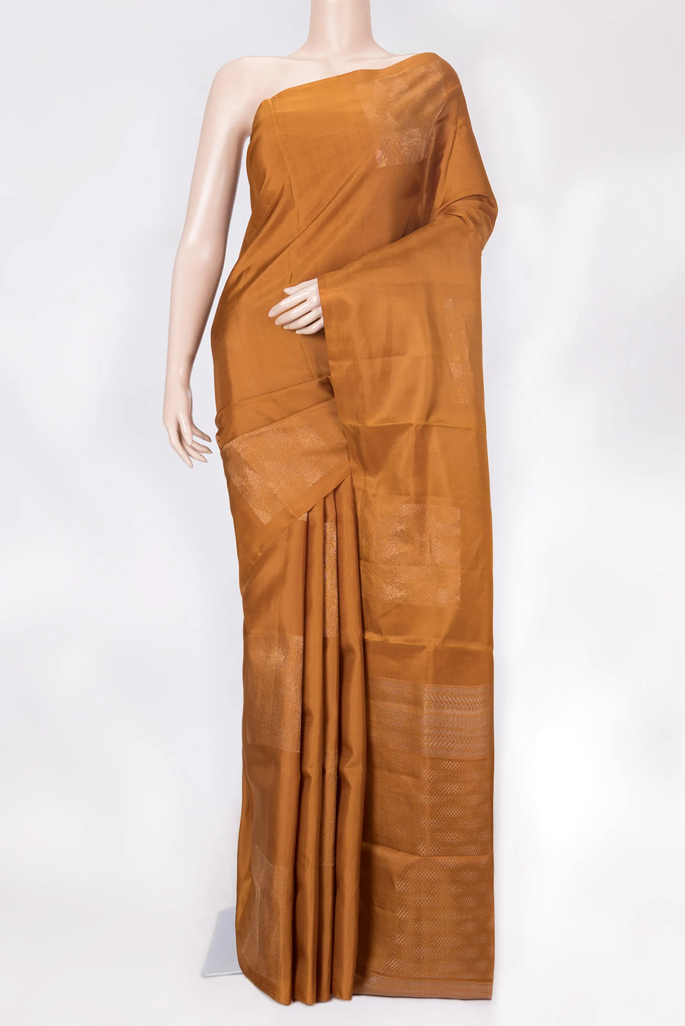 Burgundy Dual Tone Soft Silk Saree