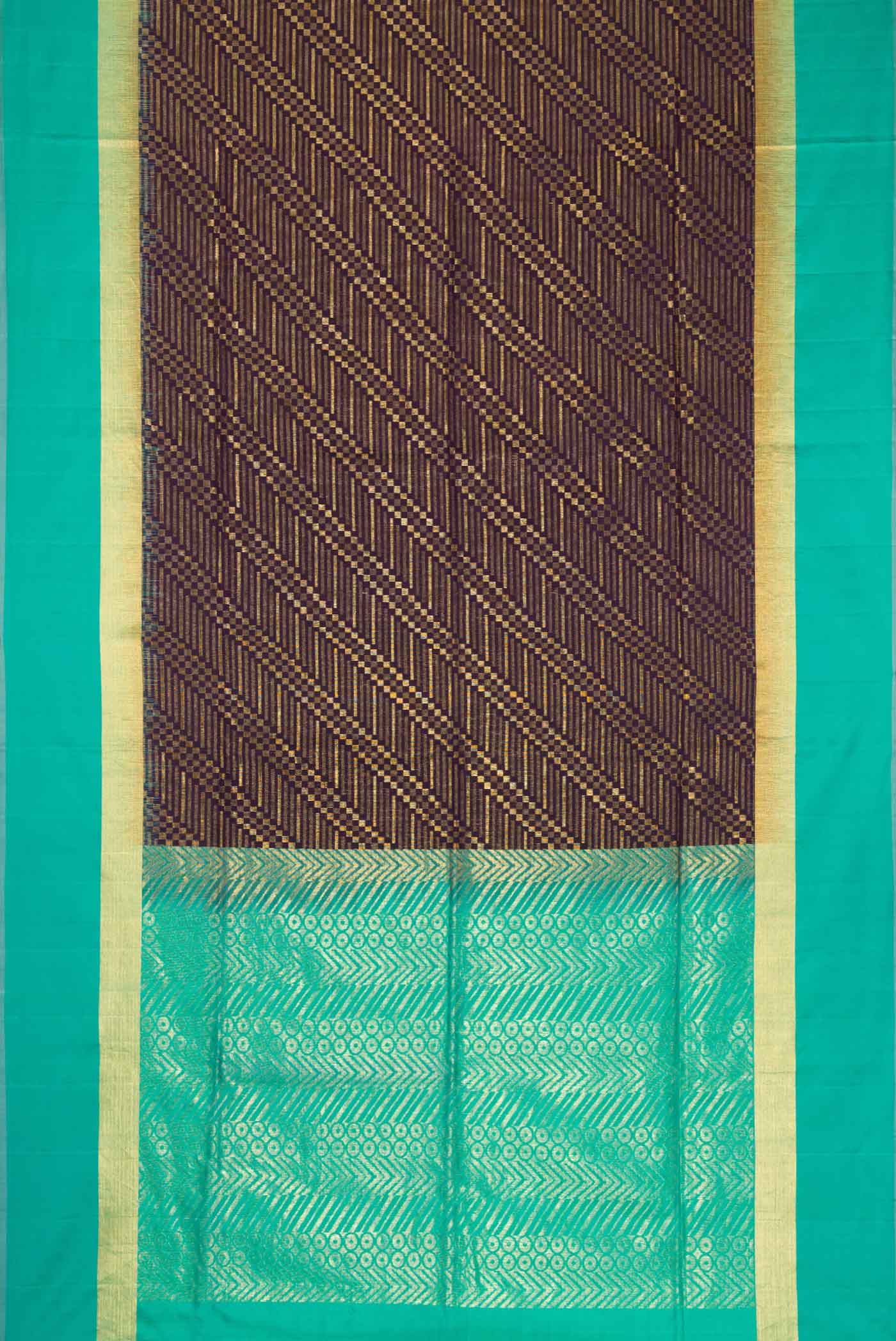 Navy Blue Soft Silk Saree - Image 6