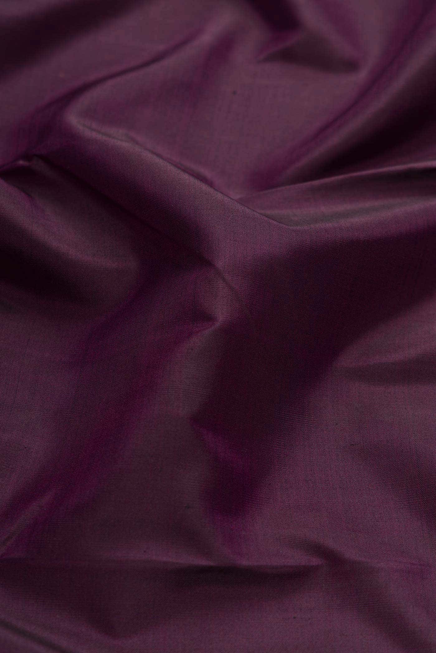 Burgundy Kanjivaram Silk Saree - Image 3