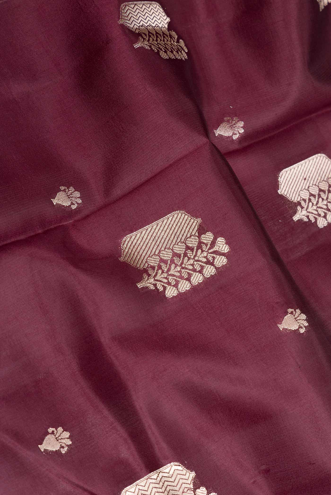 Coffee Brown Dual Tone Tussar Saree - Image 2