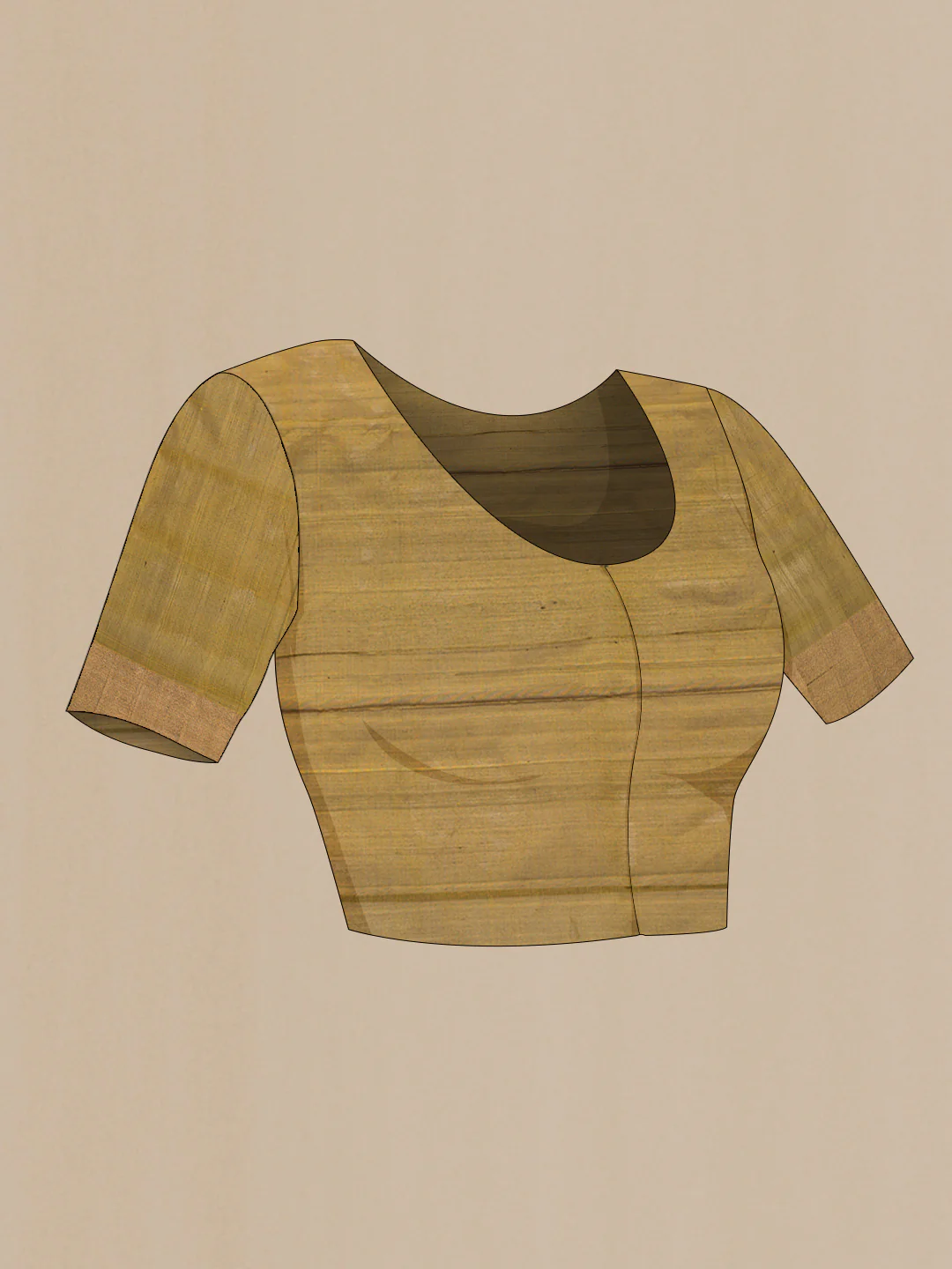 Coffee Brown Uppada Silk Saree - Image 4