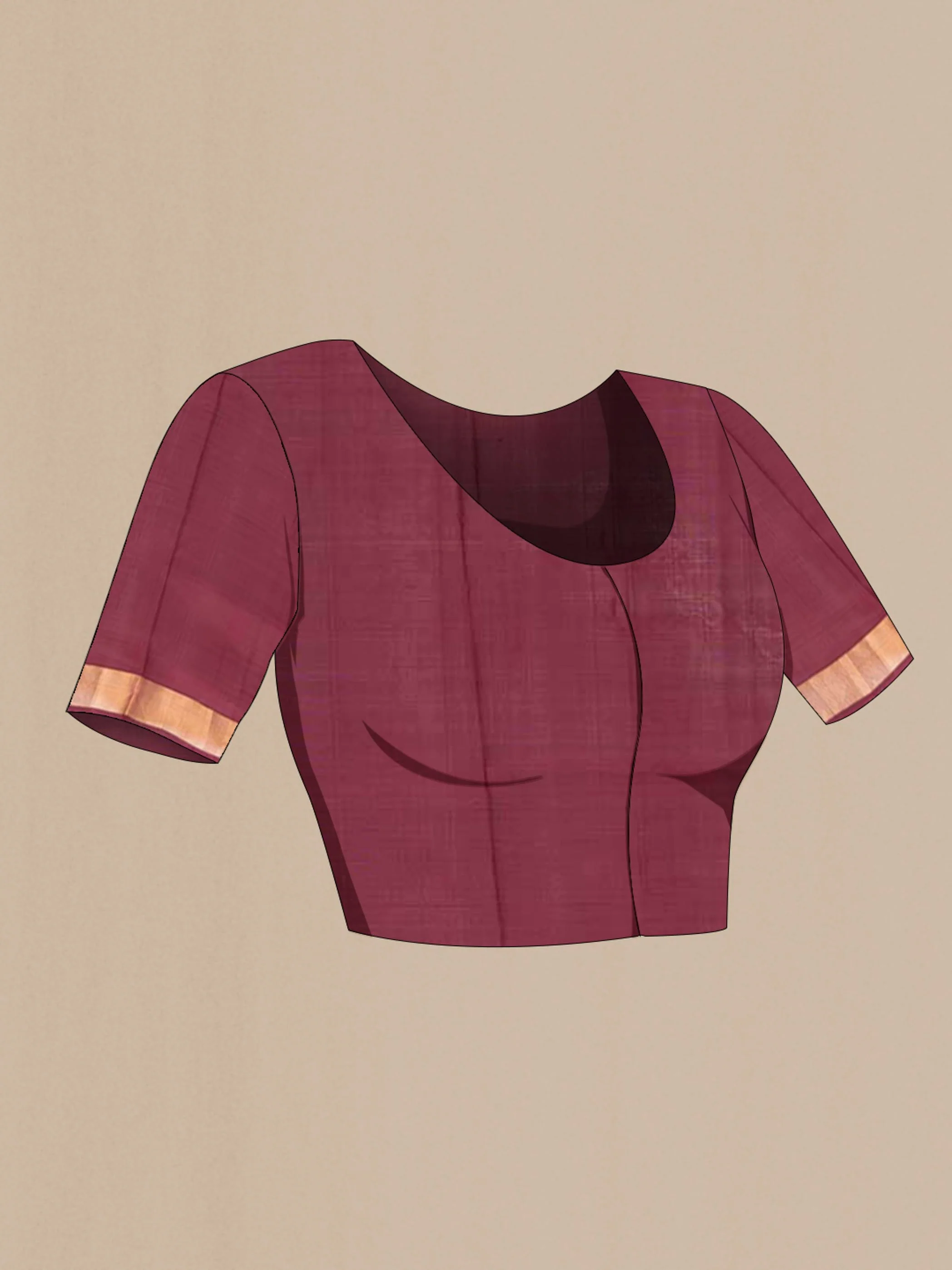 Coffee Brown Uppada Silk Saree - Image 4
