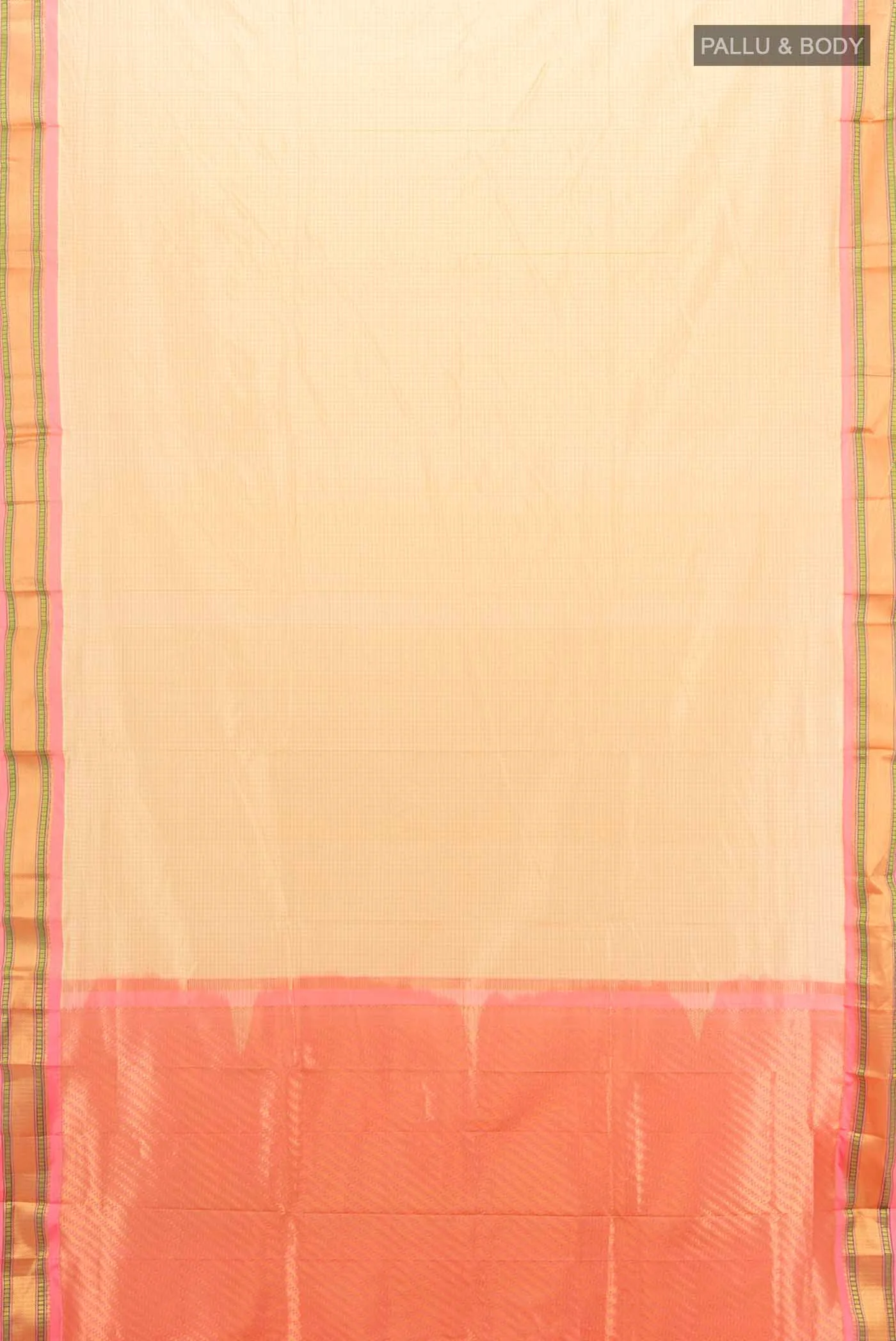 Sandal Narayanpet Silk Saree - Image 5