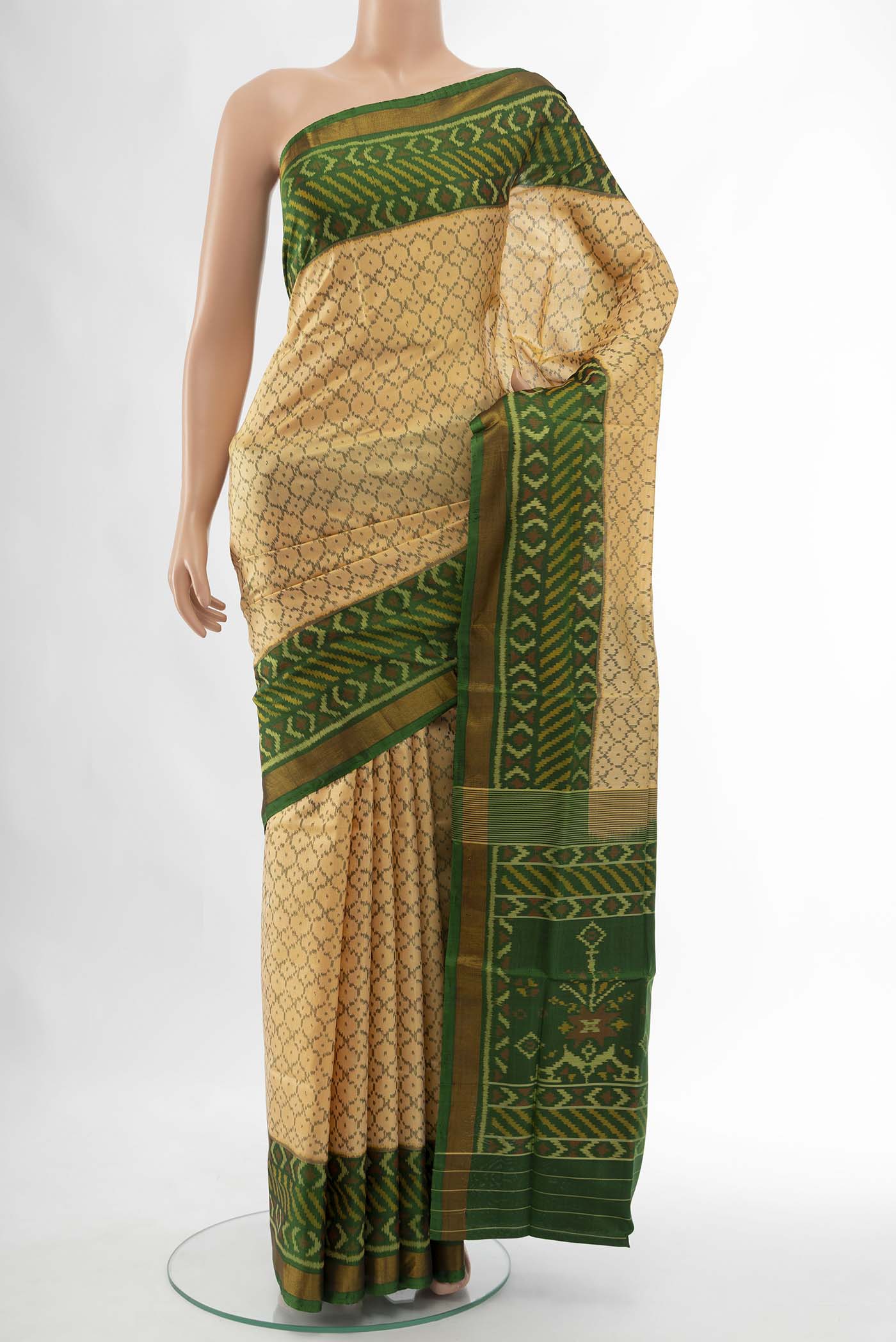 Sandal Rajkot Patola Silk Saree