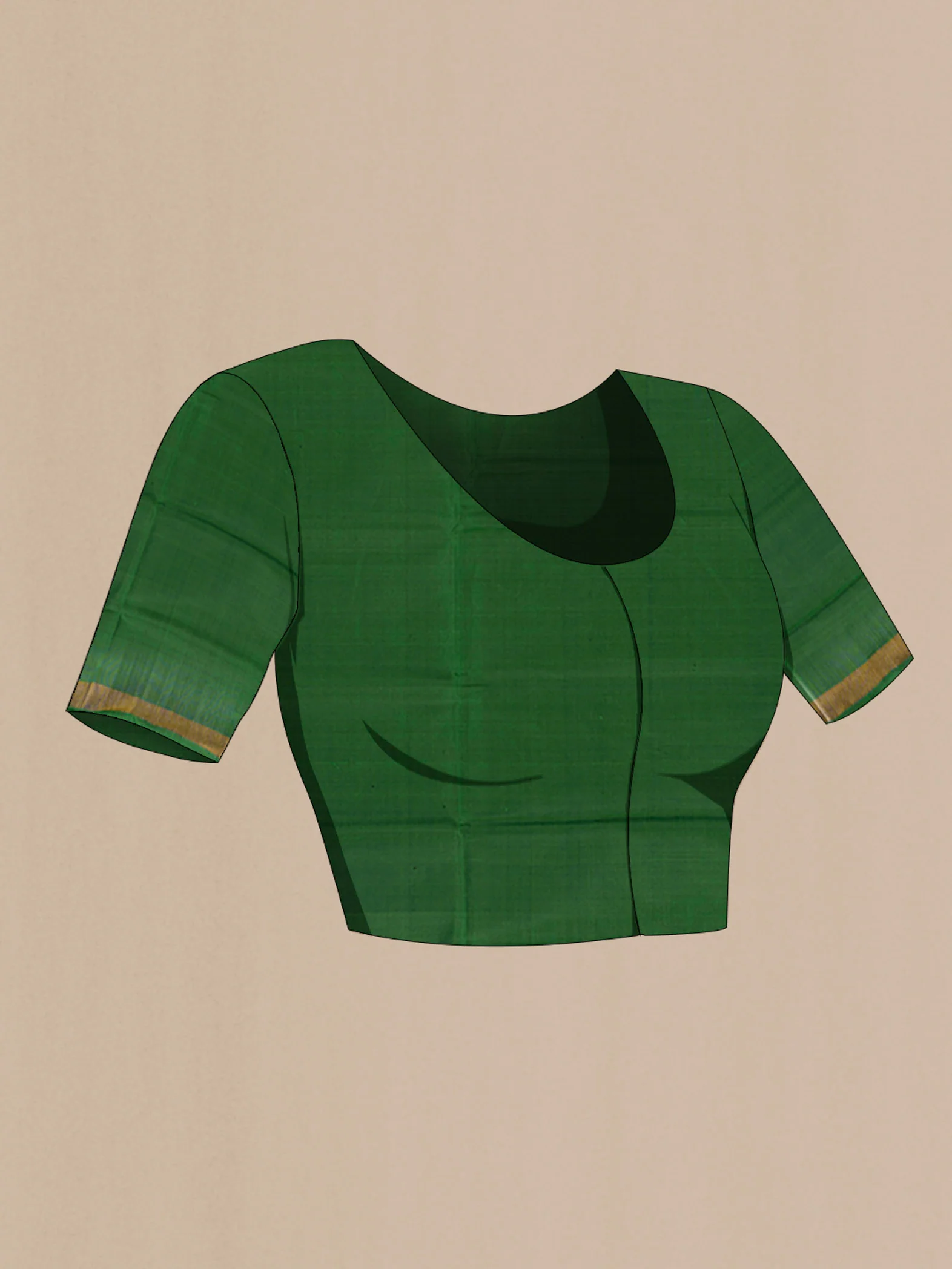 Sandal Rajkot Patola Silk Saree - Image 4