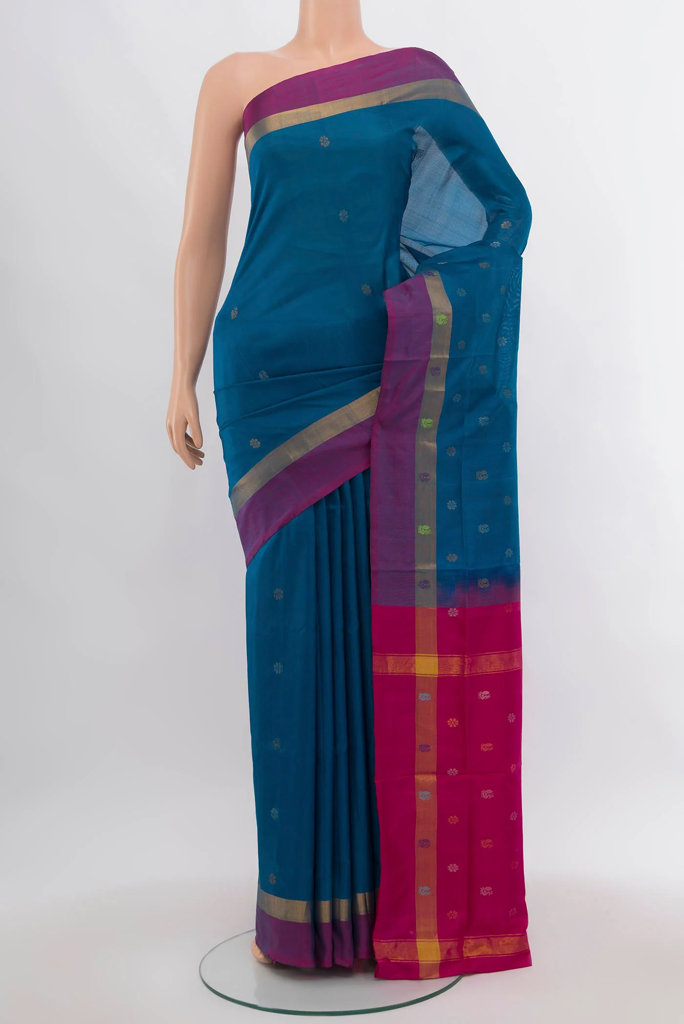 Blue Uppada Silk Saree