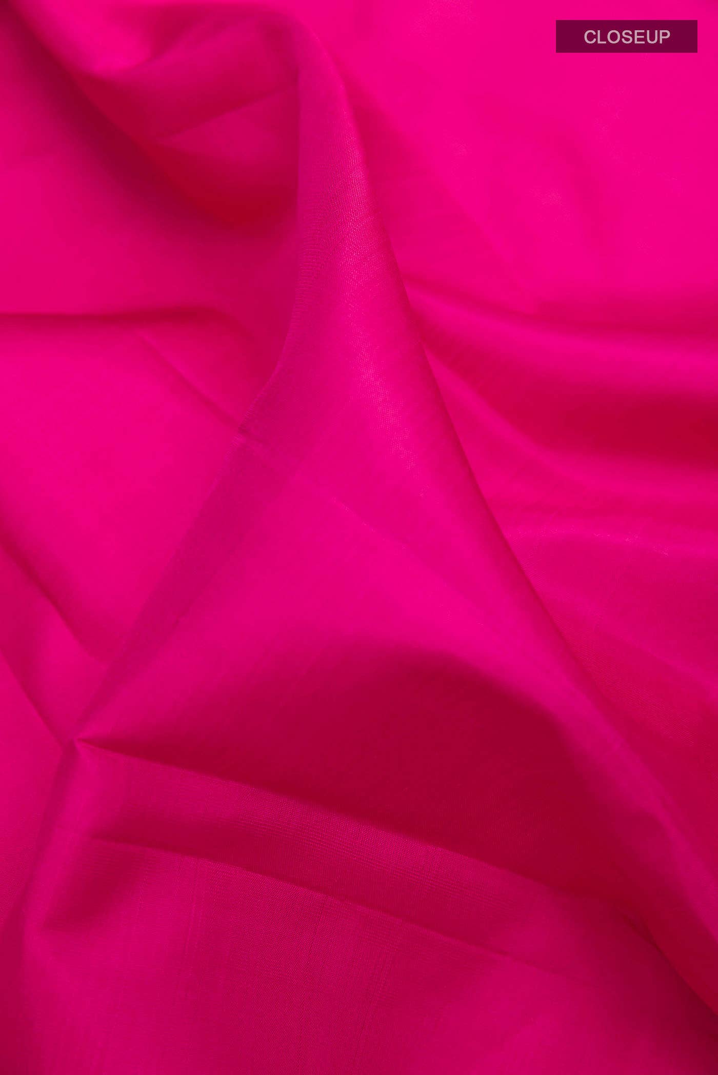 Dark Pink Kanjivaram Silk Saree - Image 3