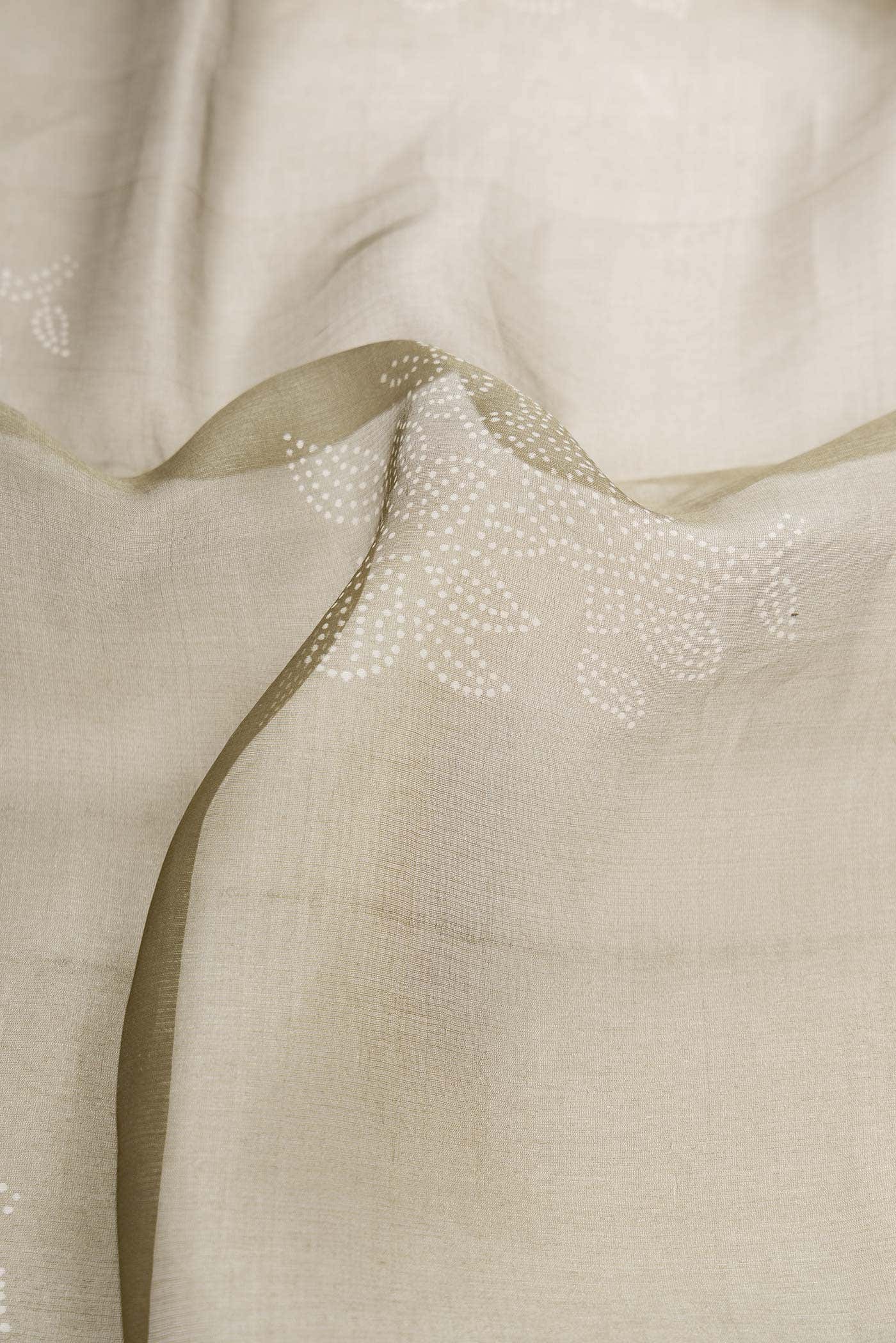 Davys Grey Organza Silk Saree - Image 2
