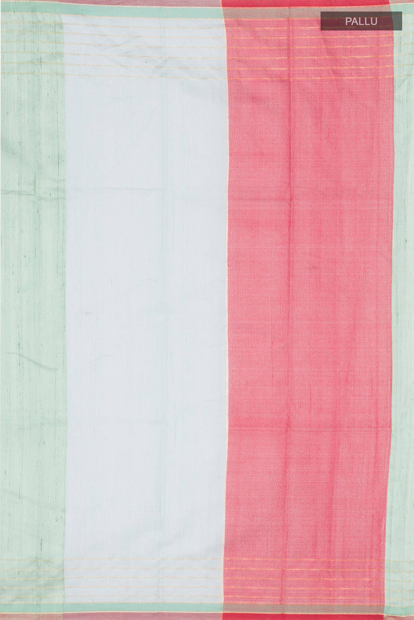 Erina-Mint Green Bhagalpuri Tussar Silk Saree - Image 5