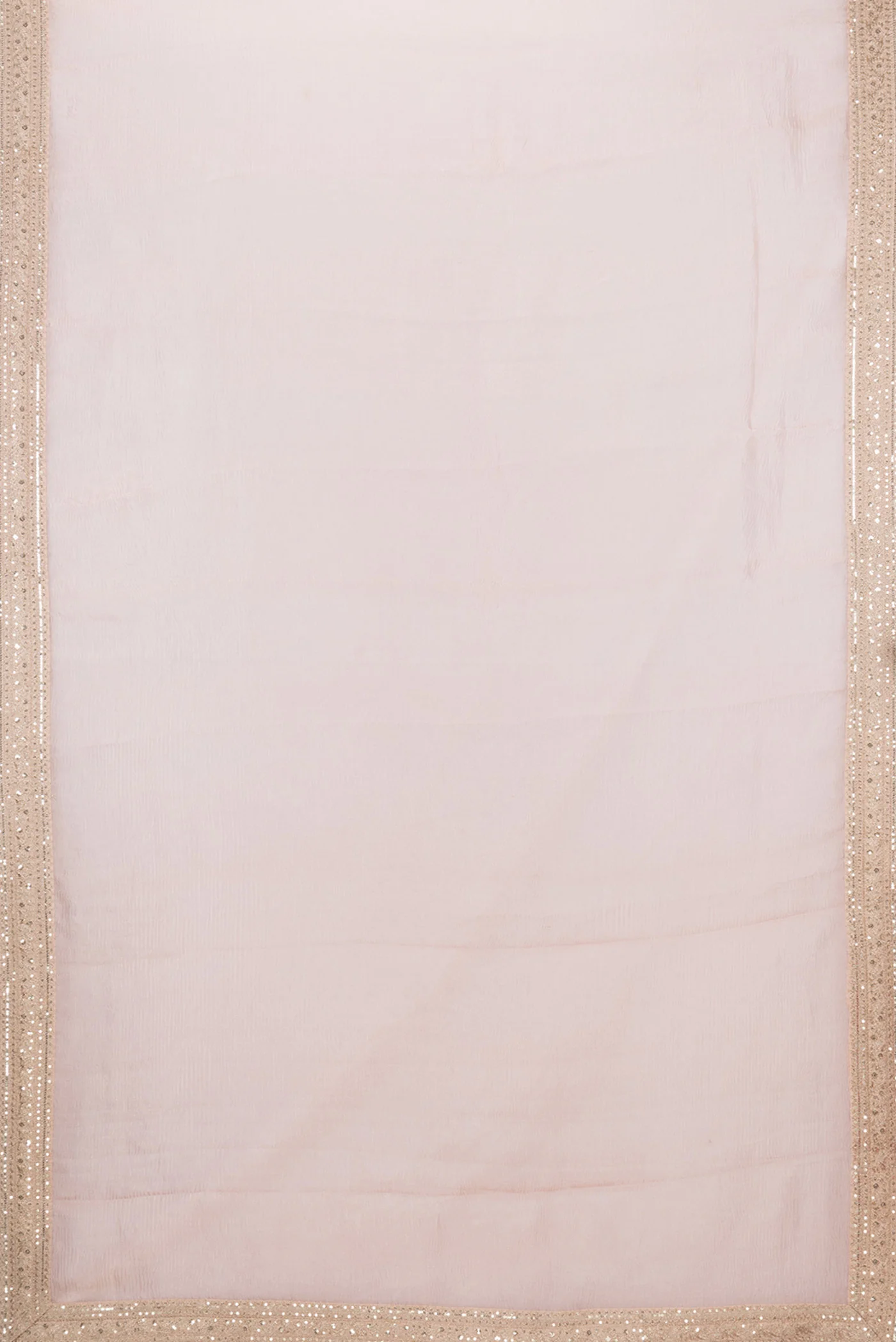 Golden Peach Tissue Silk Saree - Image 6
