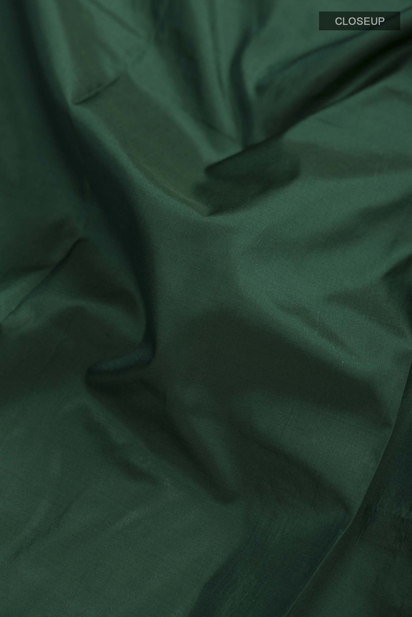 Green Bangalore Silk Saree - Image 2